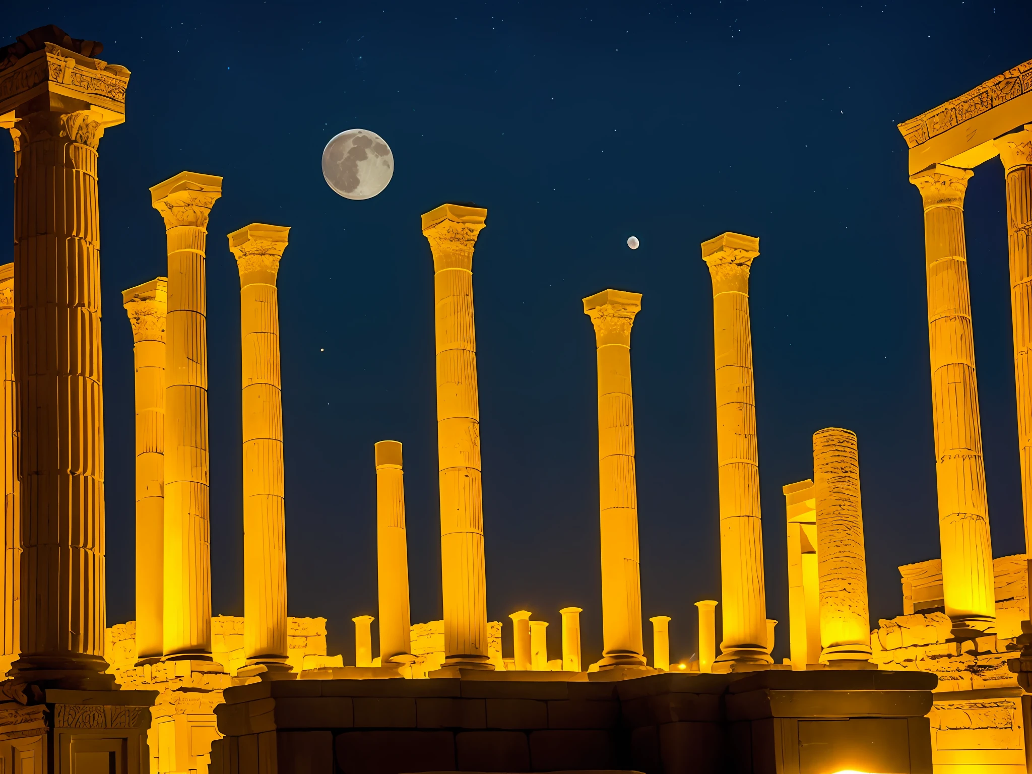 Moon light in Persepolis
