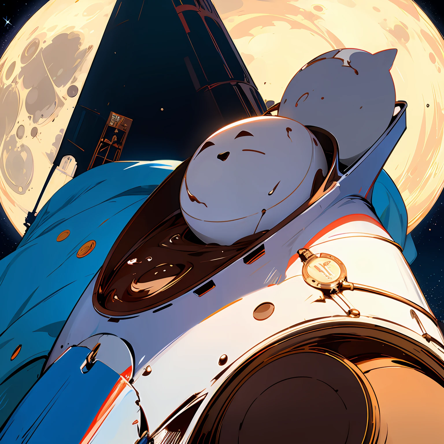 If I go to the moon, I will only take chocolate with myself