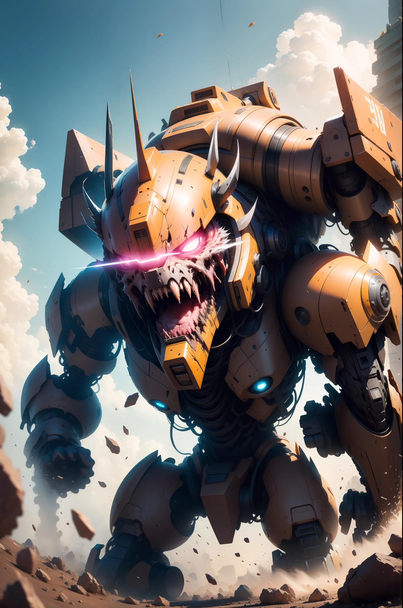 mechs,Breakage,Leaking flesh,Besticity,rampage