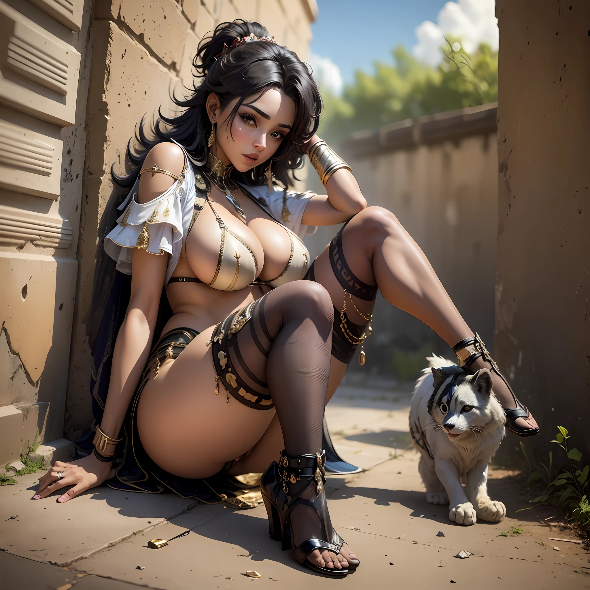 uma mulher, legsUpMs, bonito, obra-prima, melhor qualidade.