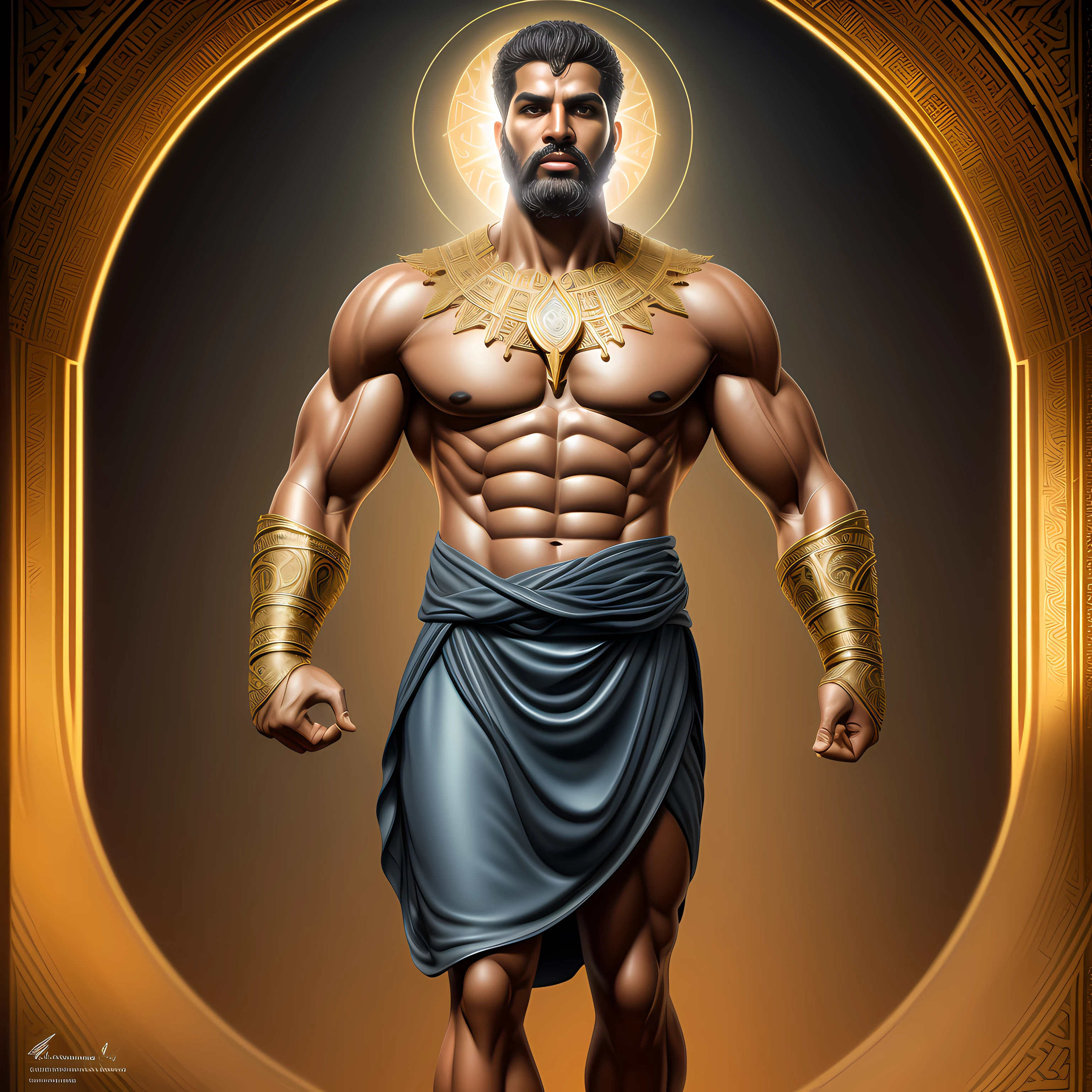 Zeus, centered, ((((full body))), real person, looking forward, intricate detail, high definition, 16K, highly defined details, 16K, inspired by Youssef Howayek  highly detailed, hyper realistic, perfect artwork, masterpiece, best quality, highres, layered lighting,