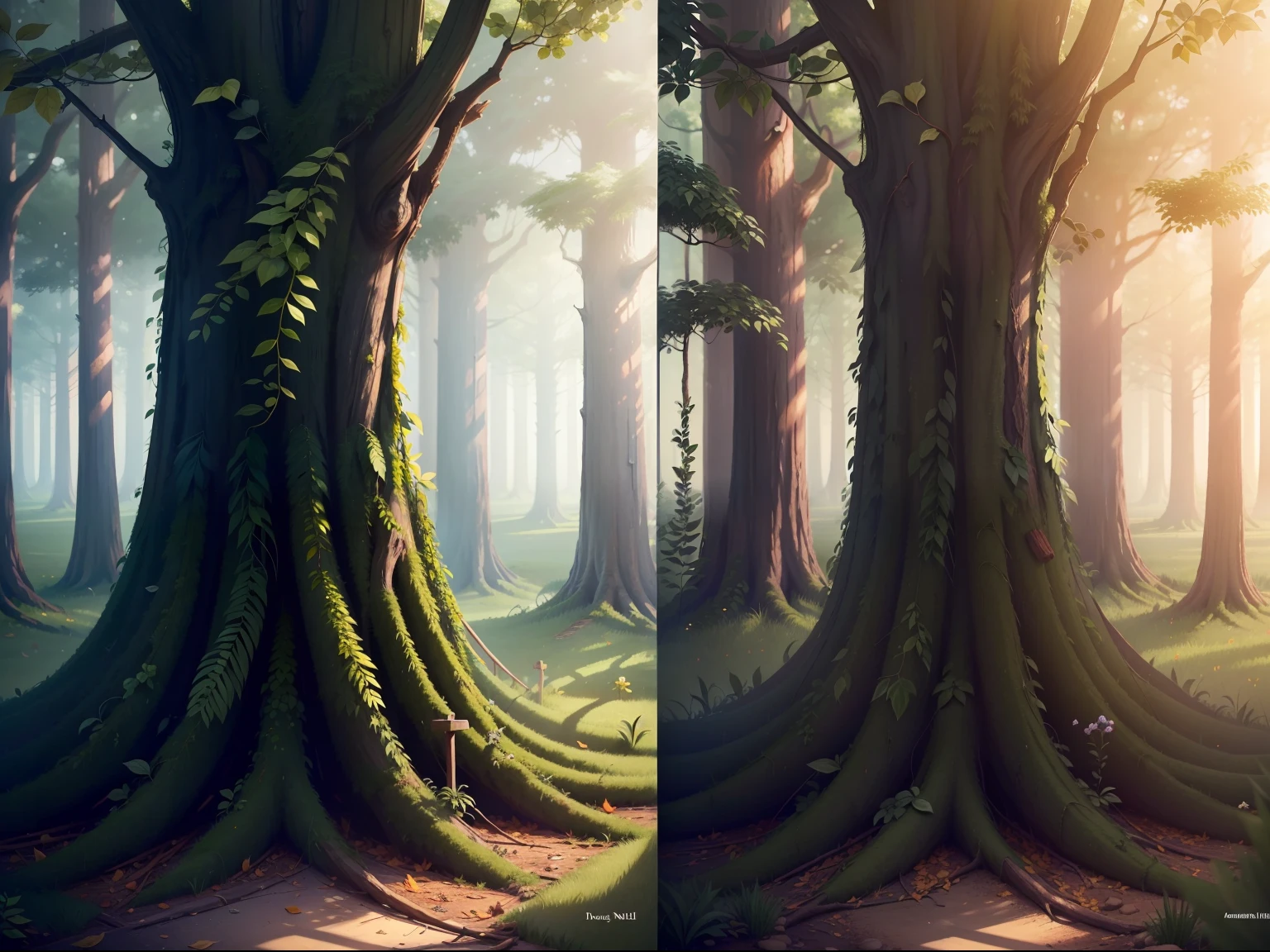 A visual depiction of the parable's idea of hidden growth and transformation.