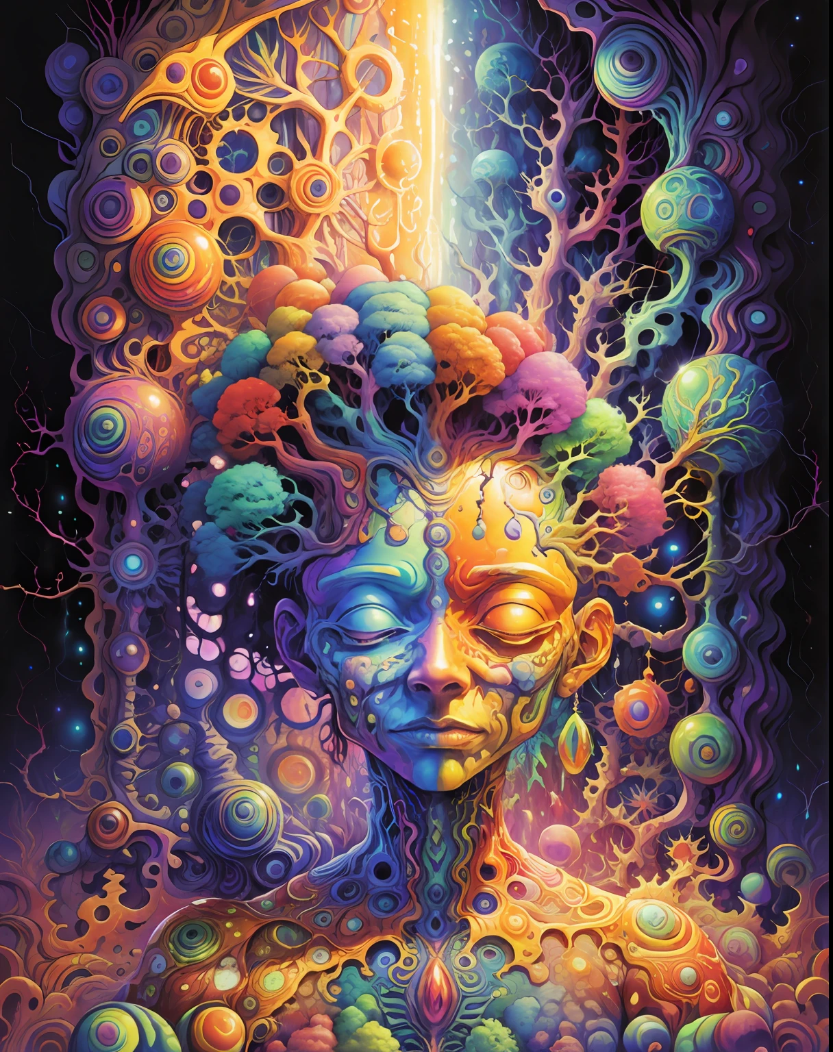 masterpiece, beautiful psychedelic entropy PsyAI