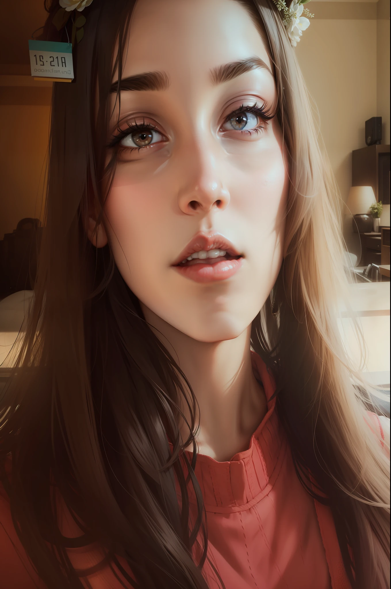 Create a portrait exactly like the face of the person in the picture by keeping all the details of the face