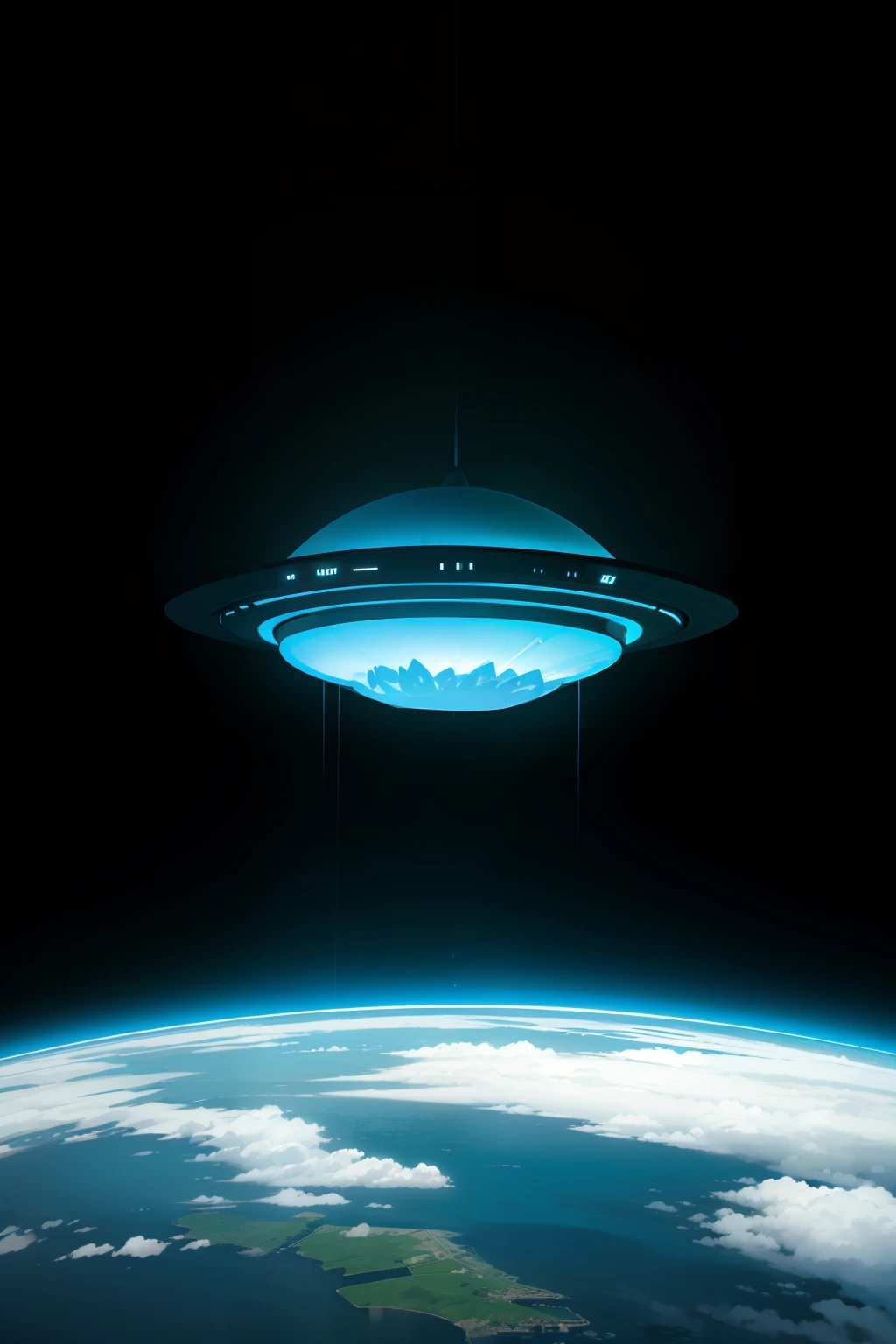 High quality, UFO hordes on Earth,animations, landscape