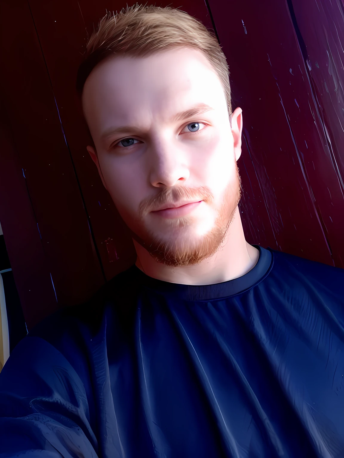 there is a man with a beard and a blue shirt on, em torno de 1 9 anos, 2 7 anos, 2 8 anos, 2 3 anos, 2 4 anos, 2 9 anos, barba ruiva, 2 2 anos, restolho curto, Homem de 30 anos, 3 2 anos, cerca de 3 5 anos, Foto de perfil,barba grossa