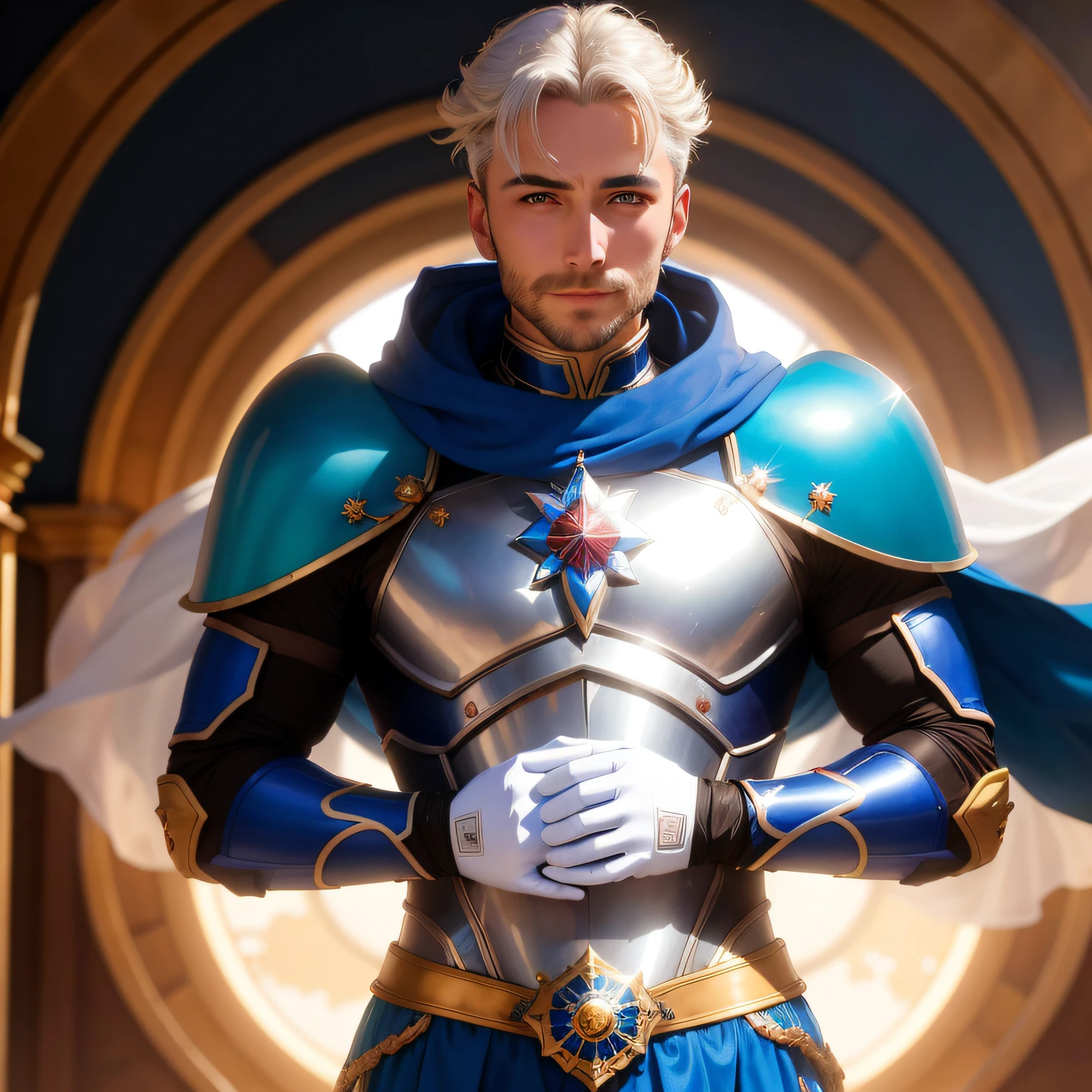"a wonderful and beautiful man, 33 Jahre . Er strahlte wie die Sonne, rein wie Kristall, is heavily dressed like steel and diamond and blue of inexplicable color... einfach eine neue Sonne voller Herrlichkeit."