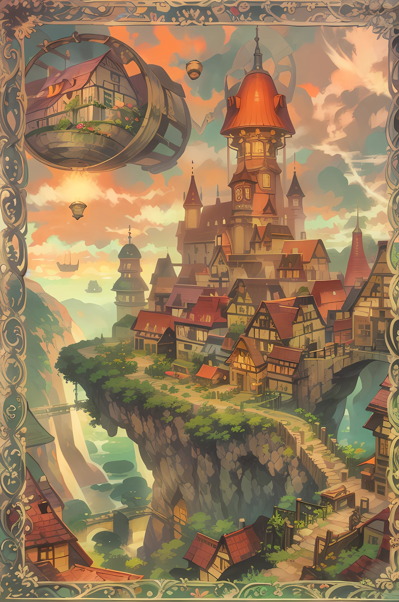 Mundo de fantasia, Cidade fantastica