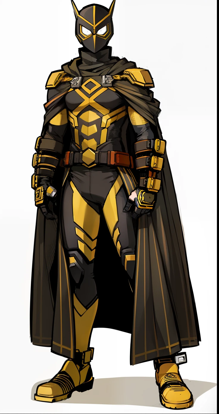 My Hero Academia style, anime boy, male, young male, hero costume, full body suit, face cover, mask, head cover, hood,