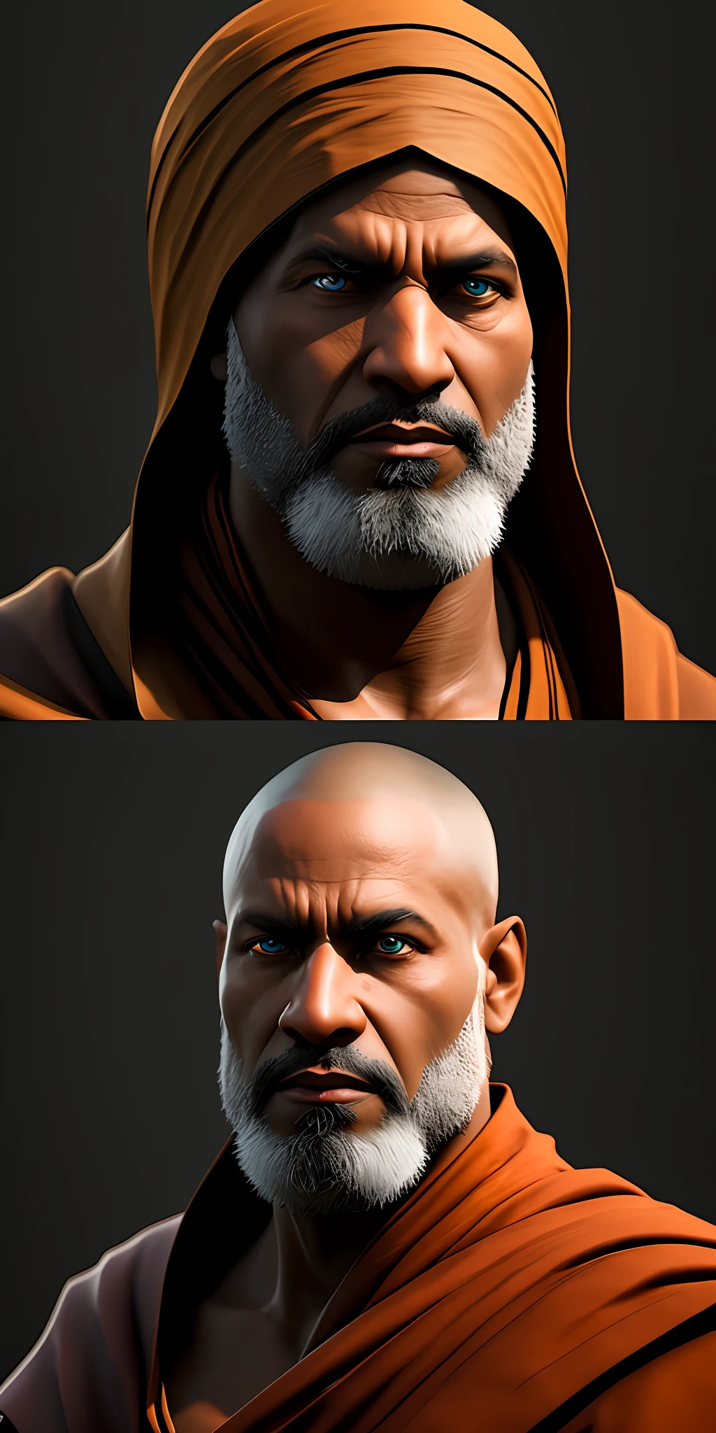 Monk, concept art, 8k