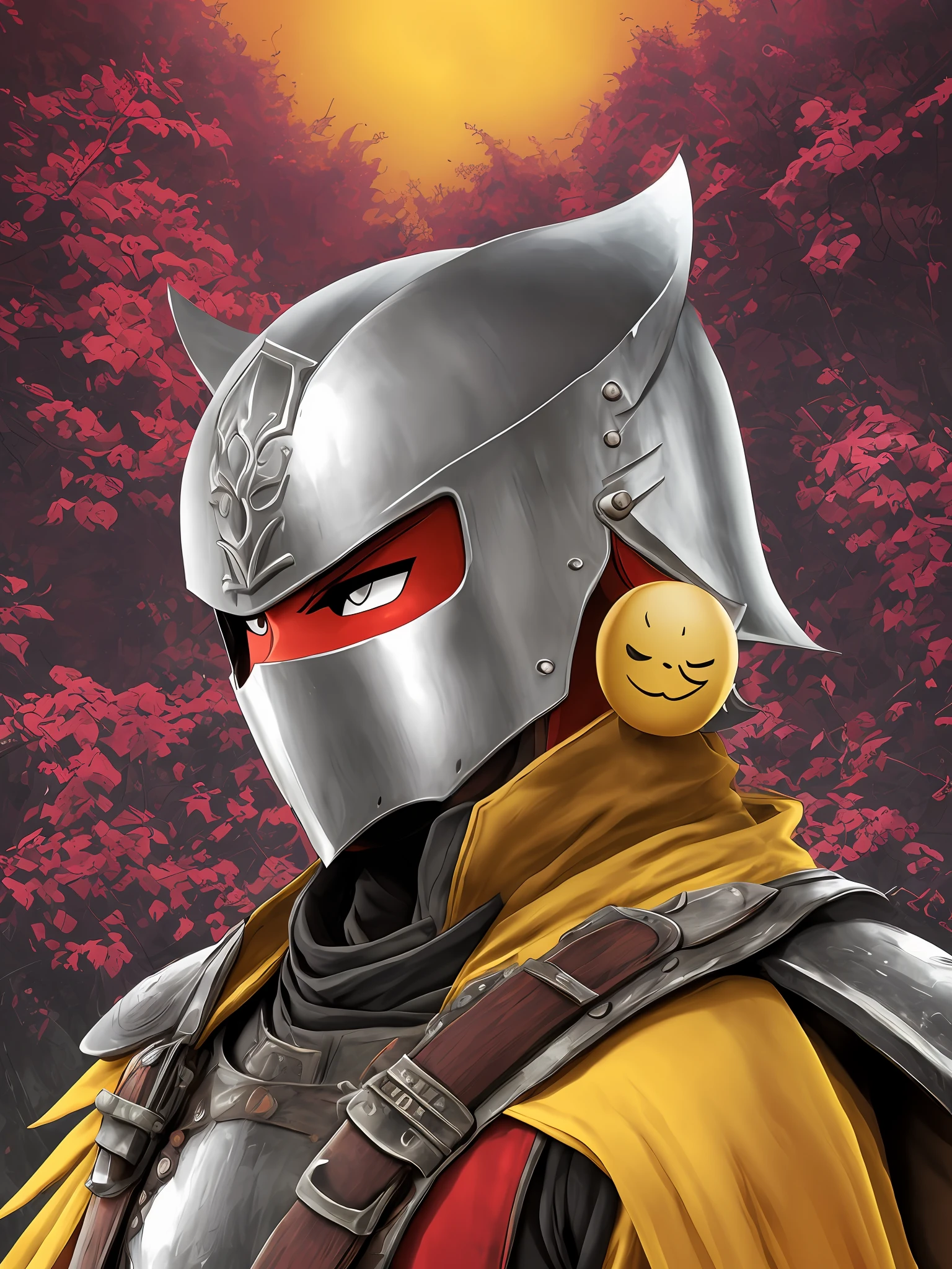 Emoji armadura de samurai