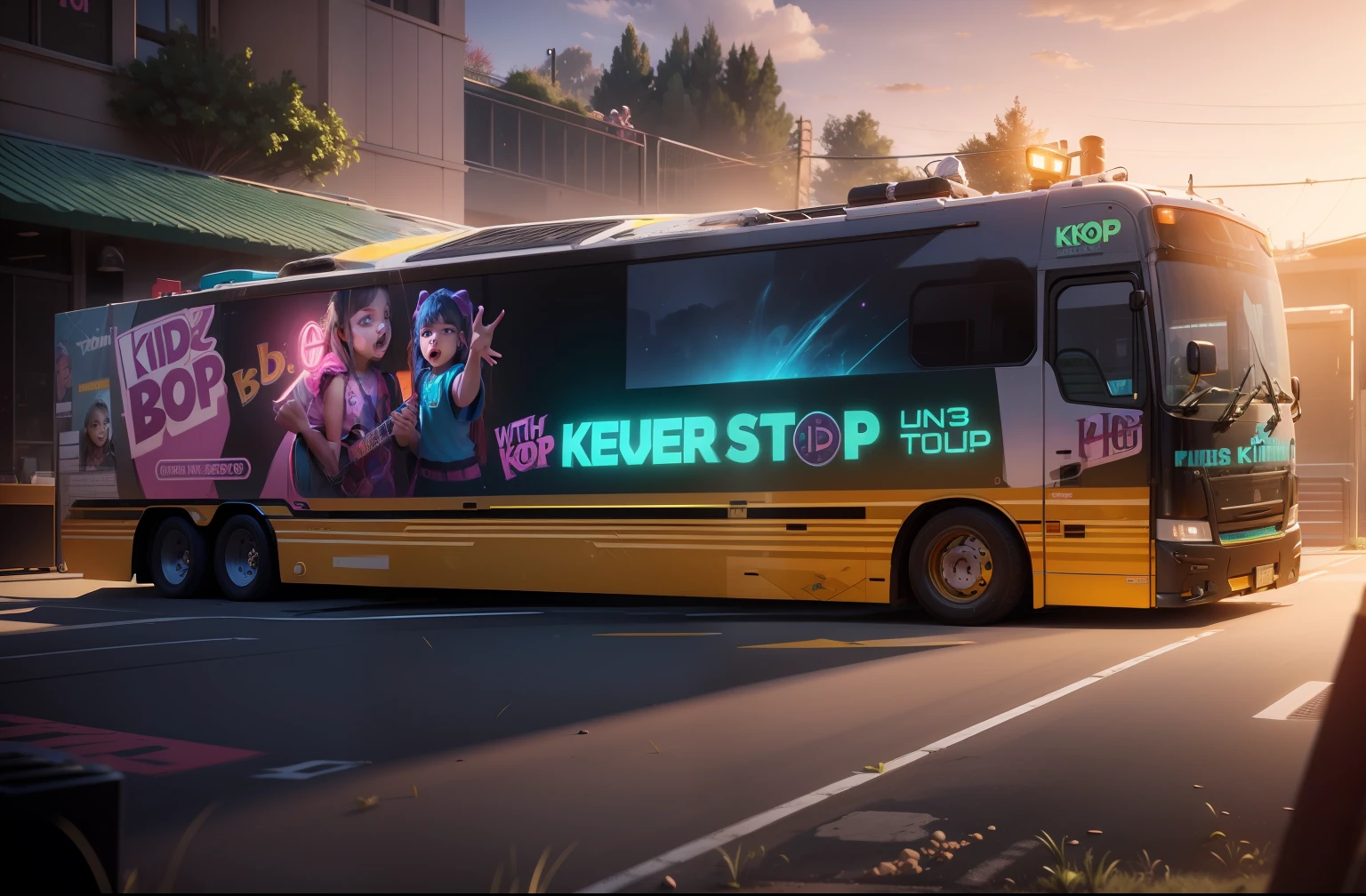 Kids bop,concept art,8k