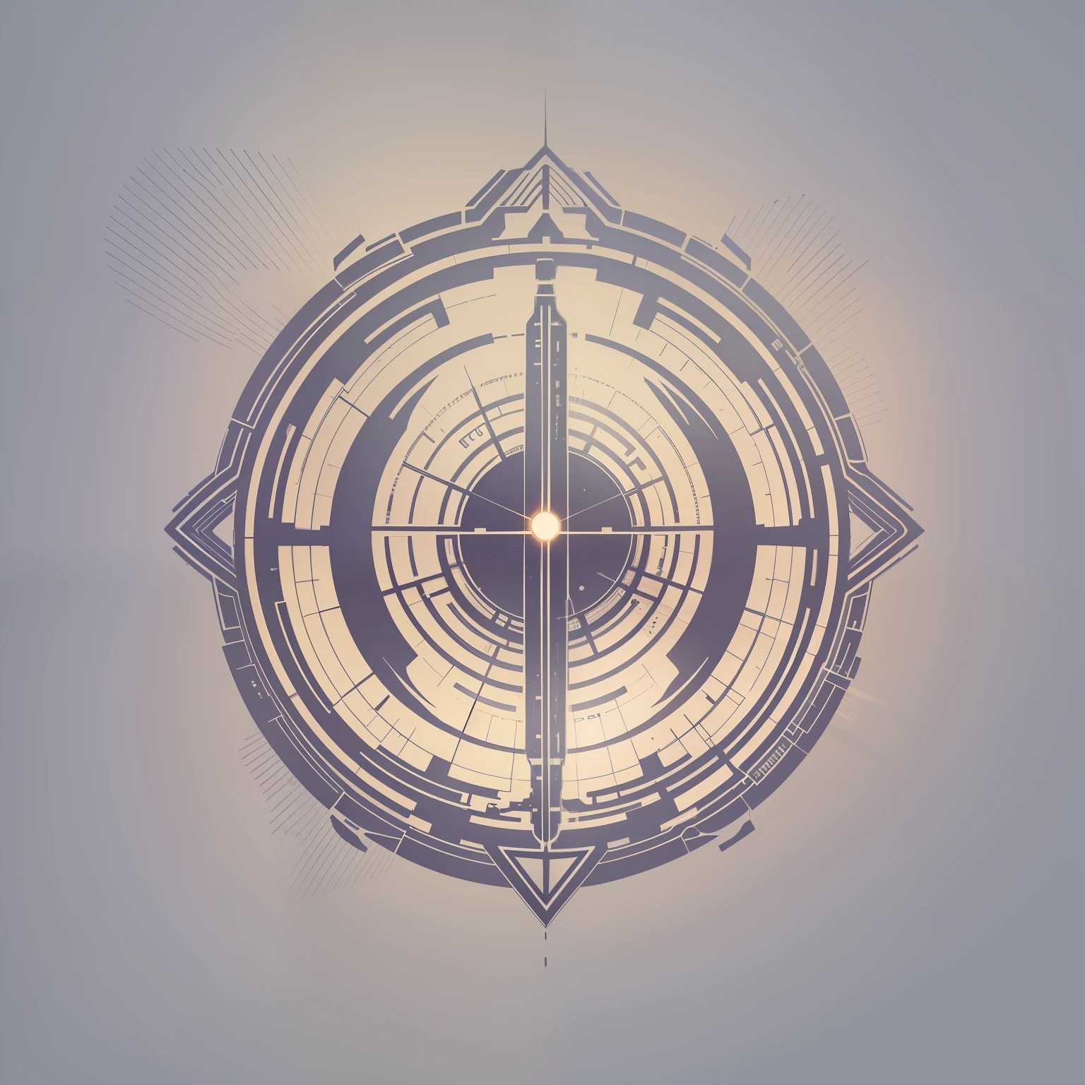 Logo, scientific fiction, Union of the Alien Races, religión,Minimalista