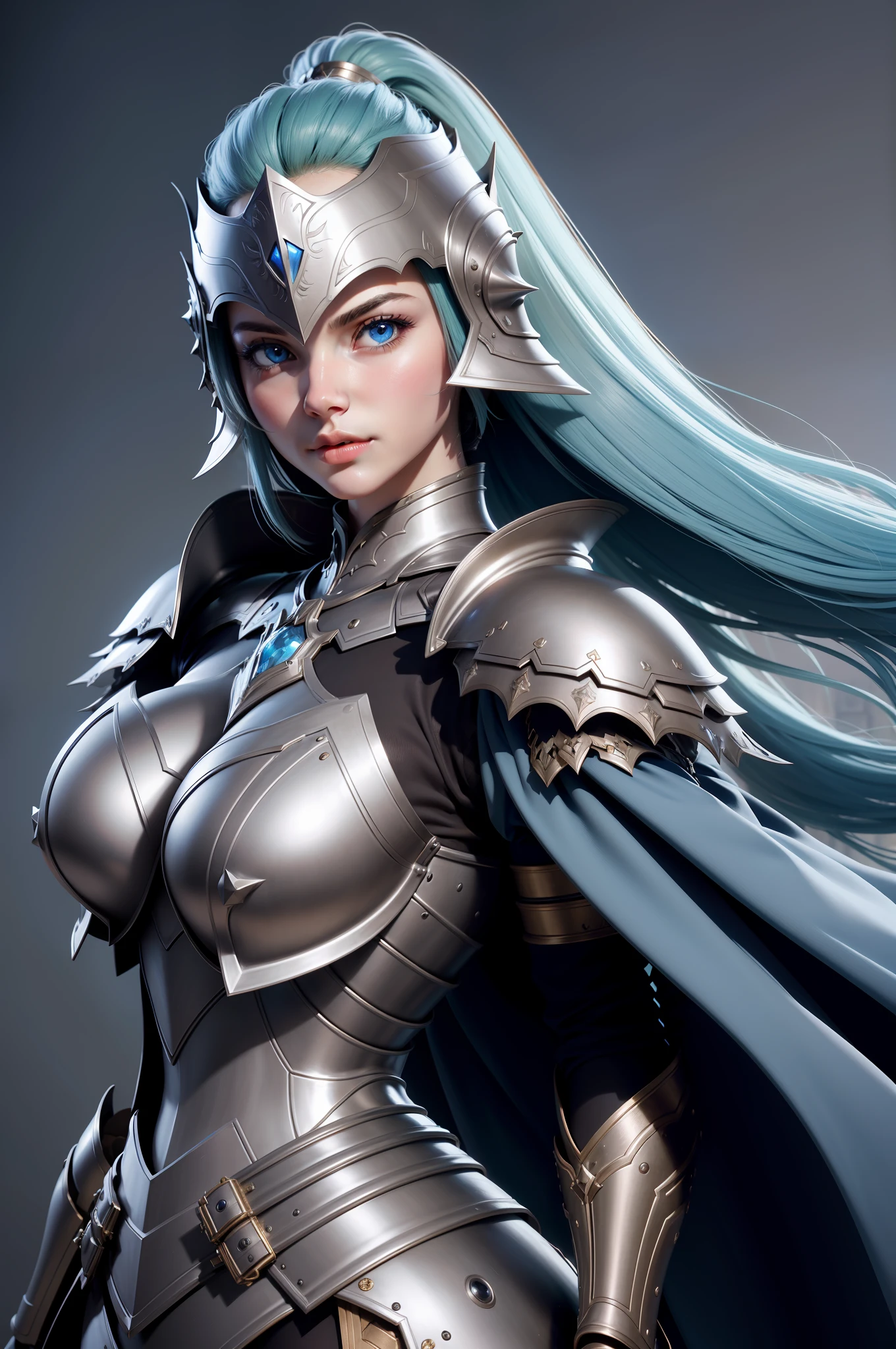 3dmm style,realistic,a photo of a woman in armor, War_Glam,edgMothKnight, full armor,helmet,armor,extra arms,breastplate, dainty, perfect face, pretty face, light blue eyes, lush detail, absurdres,, masterpiece, best quality,