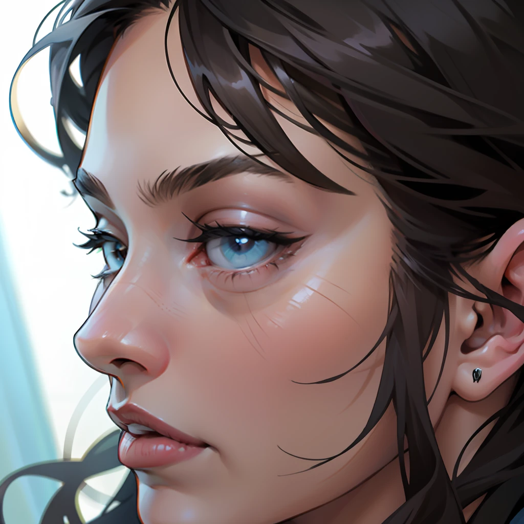 Crie uma imagem onde estejam no mesmo plano, Adam and Ellon Musk in a close-up profile --auto --s2