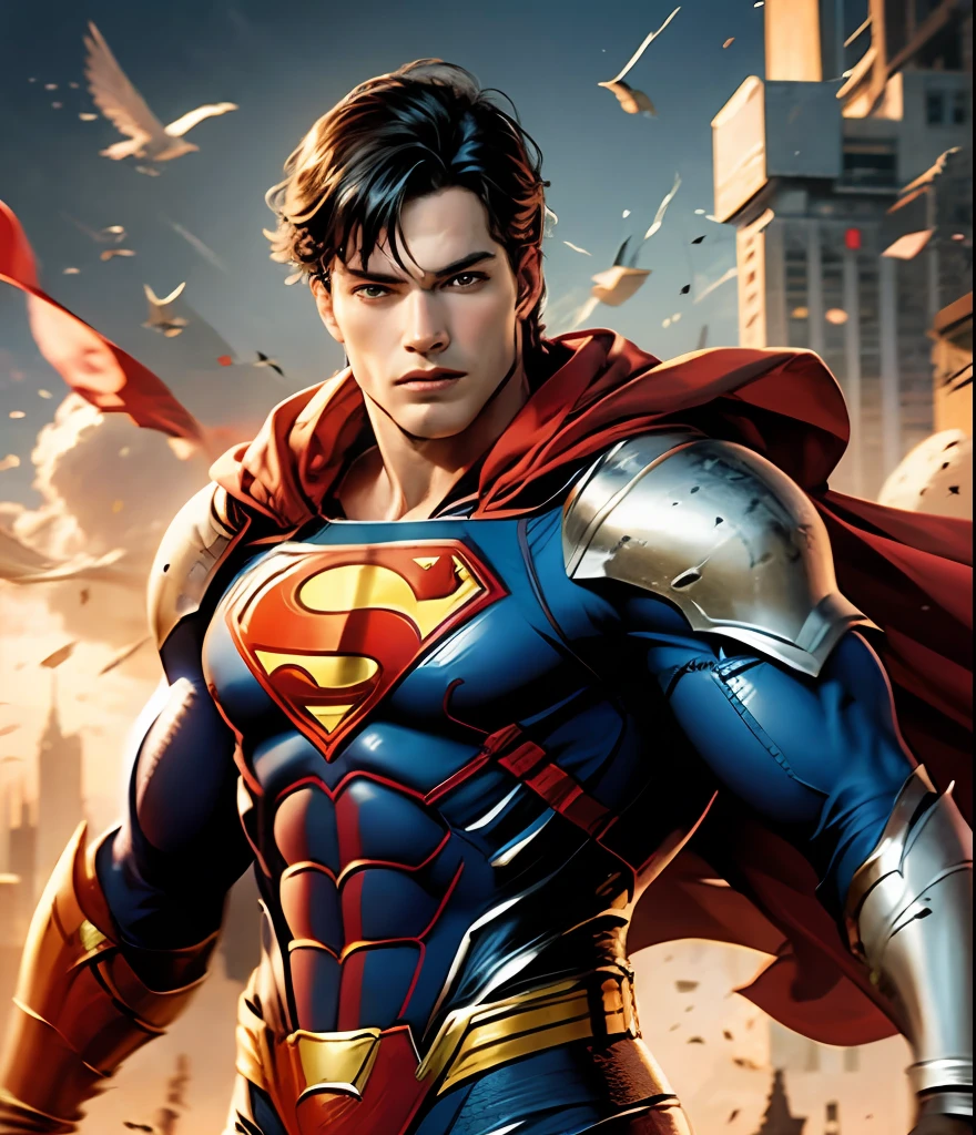 superman as a medieval fantasy knight --auto --s2