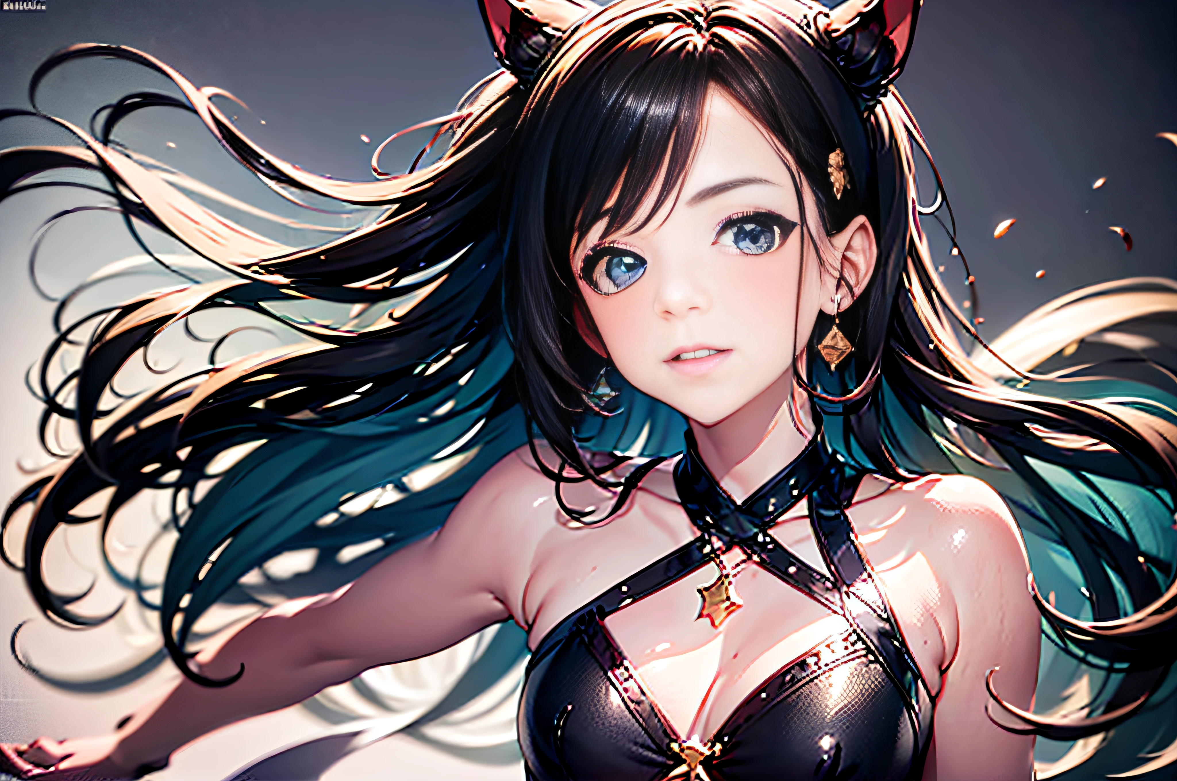 anime, estilo (ufotable)anime profesional, Vista de cuerpo entero, catwoman 16 years ago, Ankha, muy cachonda tiene orejas de gato cabello azul con flequillo, Beautiful symmetrical and pale oval face, Mini Top Blanco, minifalda blanca corta y holgada, viento ascendente fuerte, Expression of the face of happiness and taste, Pharaoh's ornament, seductora profesional con cuerpo perfecto, natural lighting, Fondo antiguo de gran sala de estar, una base de pedestal en el centro, centrada, Pose sexy, Detalles intrincados, Professional 50mm camera, 8k