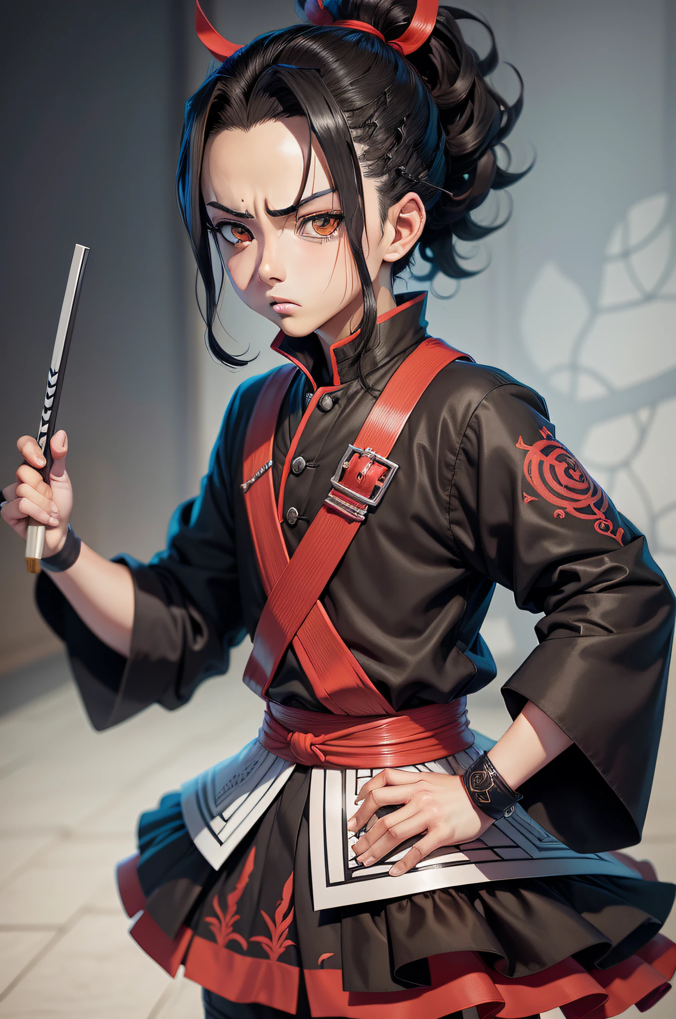 Tanjiro, Kimetsu no yaiba, anime, new generation, moderno, Tanjiro Kamado, 4K, Ultra realista detalhado, Papel de parede, Demon slayer