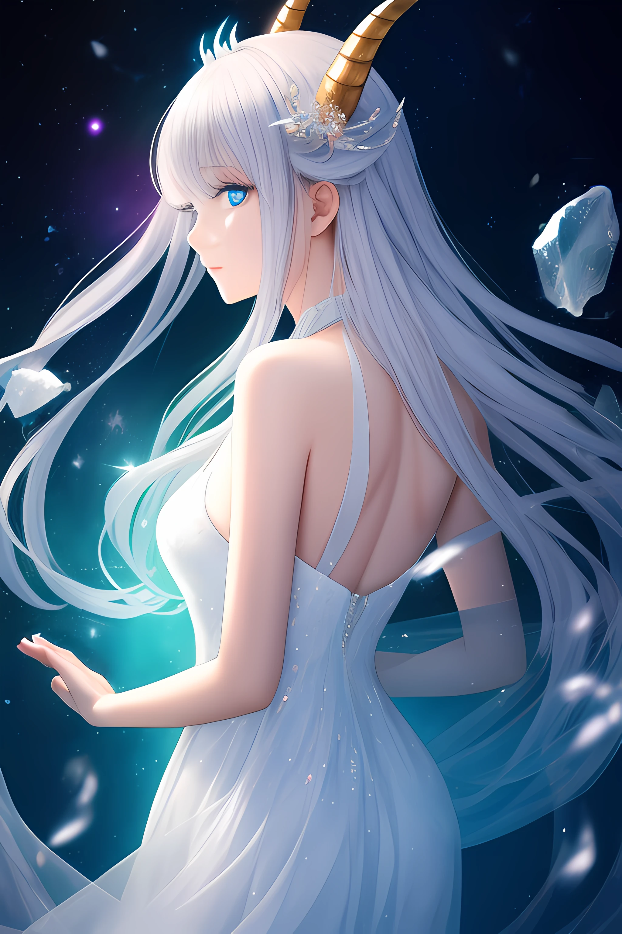 Ice,flying snow