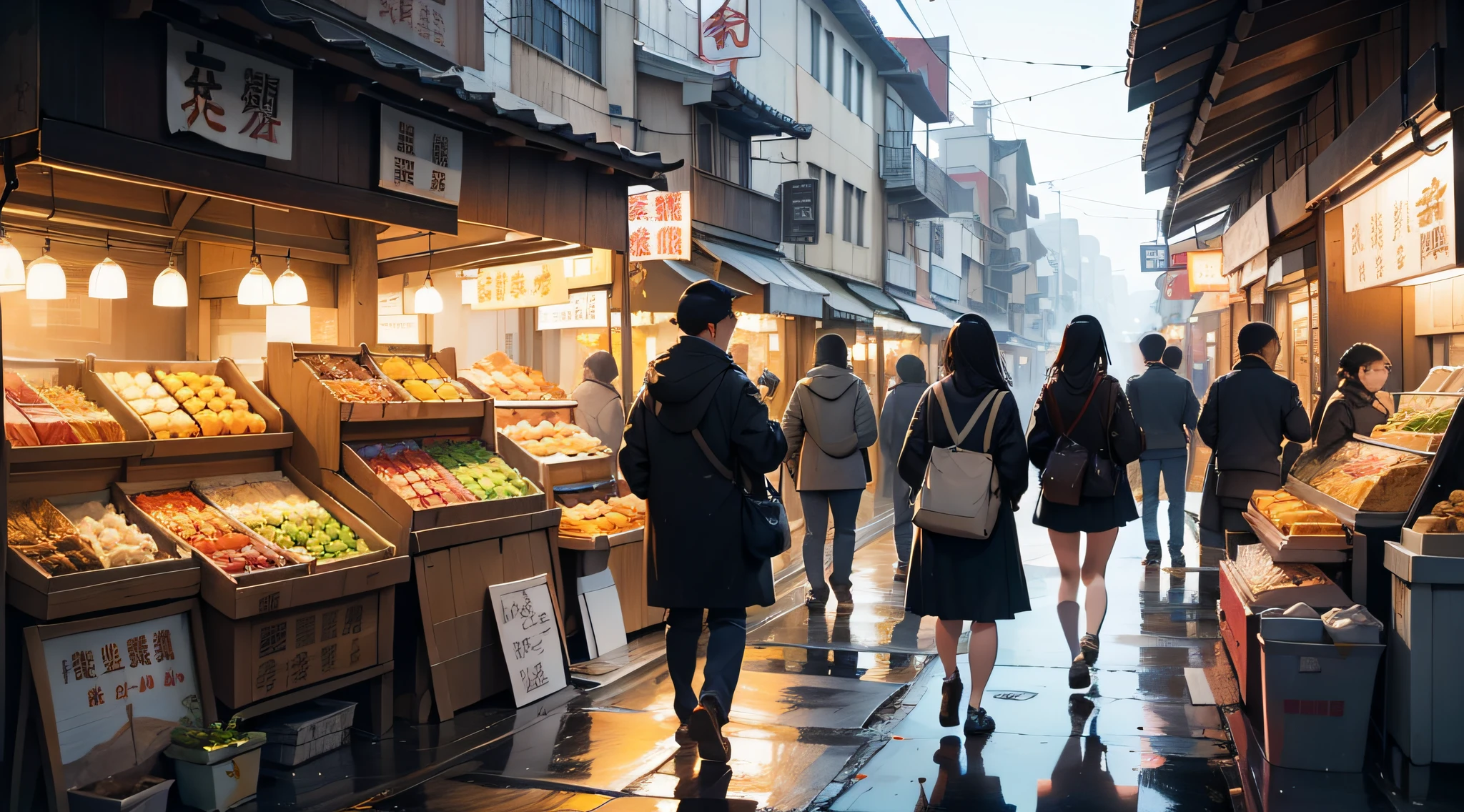 Stand on the street corner of an old city，People hurried past the bustling streets。Sin embargo，In the midst of this hustle and bustle lies a hidden market，Inside is filled with stalls that shine with opportunities。Despite this，There is a group of hesitants，Stick to the corner of the wait-and-see，Miss out on those scents of wealth and opportunity。