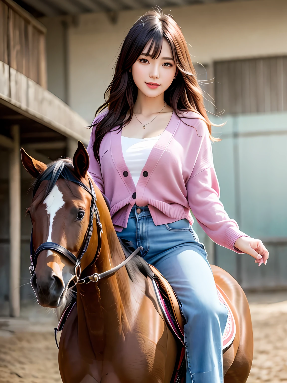 extend the denim, high quality, high resolution, high detail, hyper realistic output