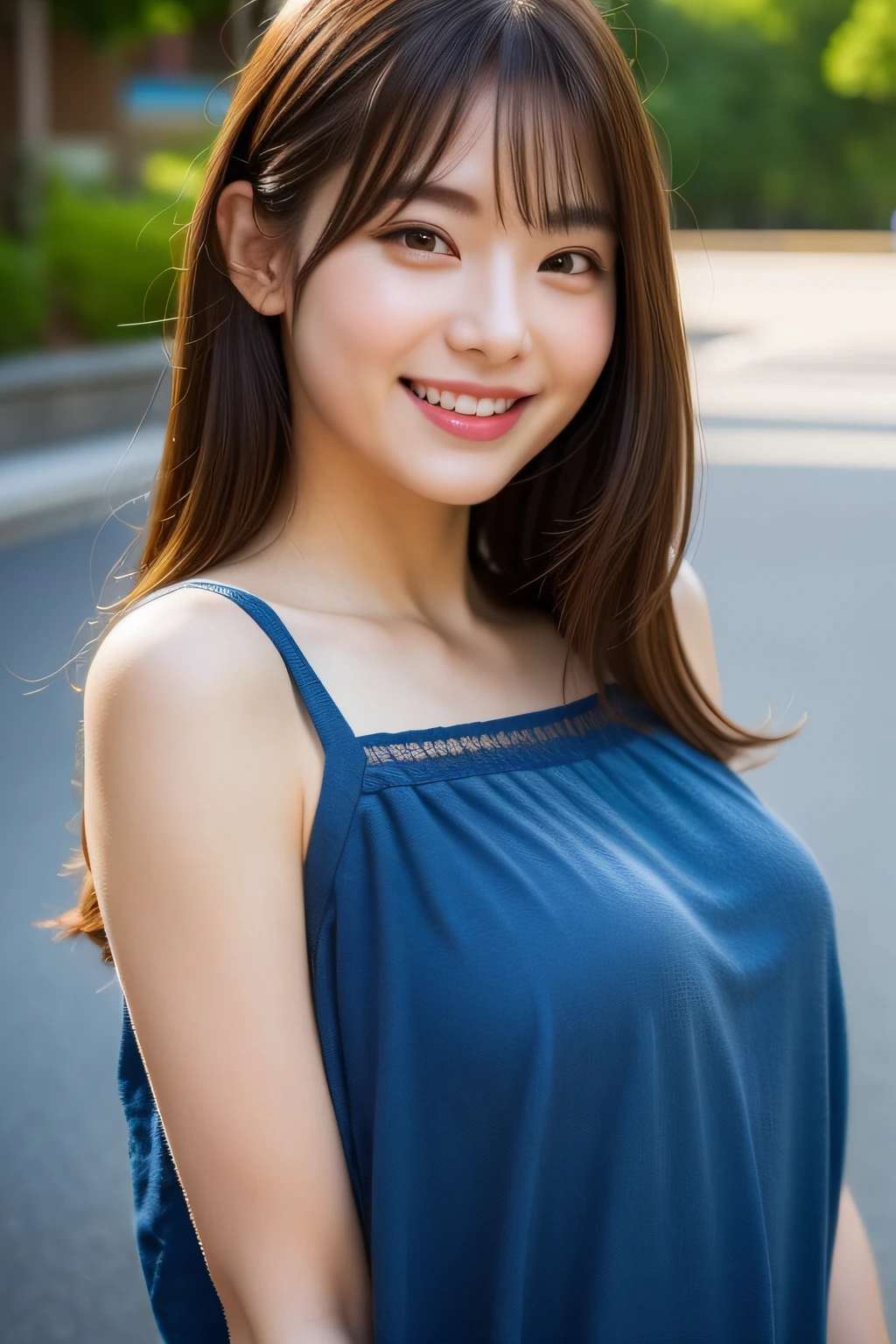 Close up photo of a girl、Brown hair、、Hot spring in the background、Natural hot springs
Highest Quality、realisitic、Photorealsitic、(intricate detailes:1.2)、(delicate detail)、(ciinematic light、best quality backlight)、Clear Line、foco nítido、Lifelike face、Detailed face
Unity 8K Wallpapers、超A high resolution、(Photorealsitic:1.4)、looking at the viewers、full body Esbian、(In the street)、(Casual wear)、(full body Esbian)、the pose、A smile