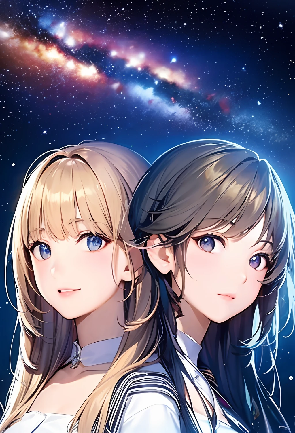 Starry Sky Model,cosmic starry sky,Transitions back and forth between various galaxies。