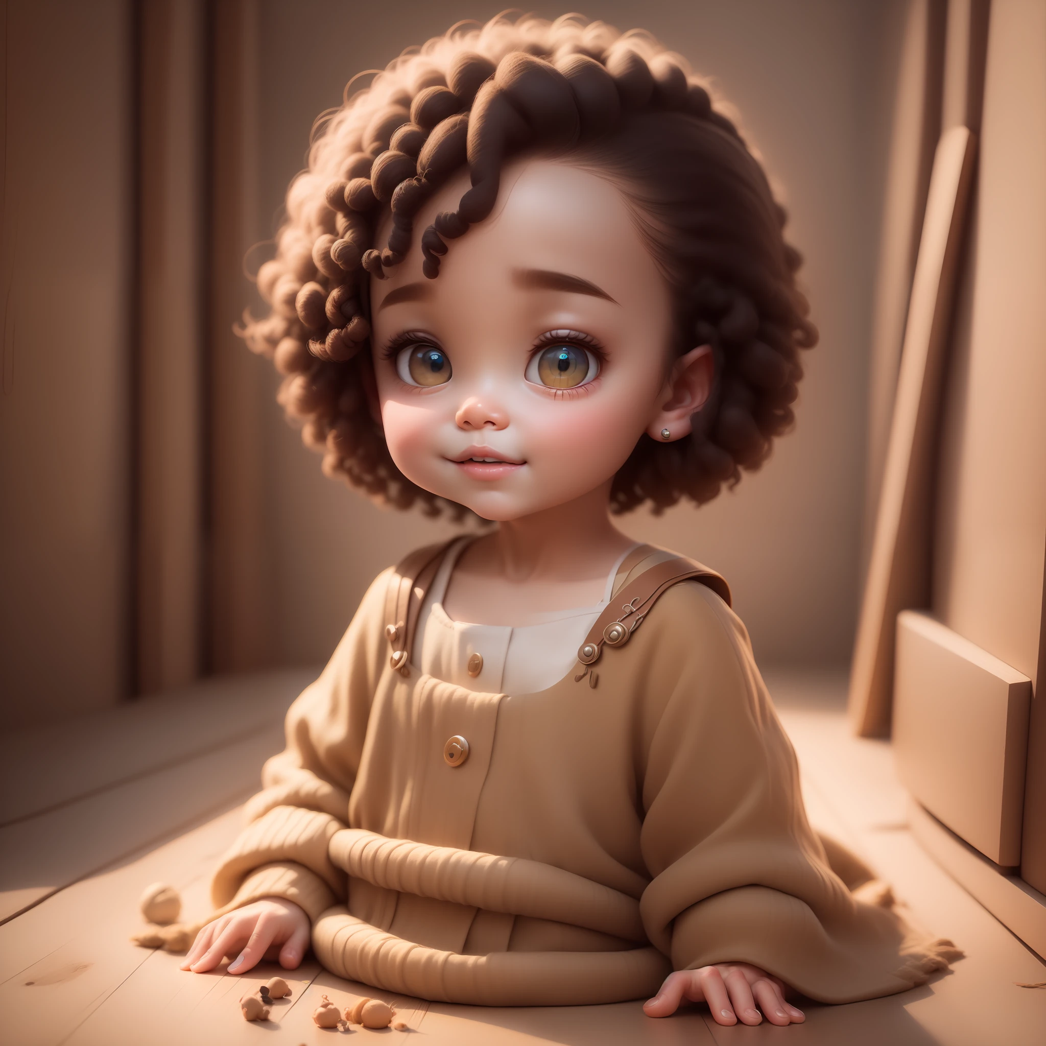 Chibi menina cor marrom, sunburned coffee color, feliz de 15 anos (marrom:1) afro: 1.25 Estilo Pixar: 1.25 afro: 2.40 (((sozinho))) cabelos cacheados: 2.3, (corpo inteiro: 2.32) vestindo vestido floral sapato preto,, Hair messed up by the wind, desenho animado sentada numa rua da cidade, arte digital detalhada bonito, painting digital adorable, Cartoon style illustration, stylized digital illustration, stunning digital illustration, bela arte digital, arte de pintura digital dos desenhos animados, pintura digital dos desenhos animados 3D, Beautiful digital illustration, Arte infantil em Artstation, detailed digital illustration, arte digital detalhada, digital illustation, exquisite digital illustration, 8k