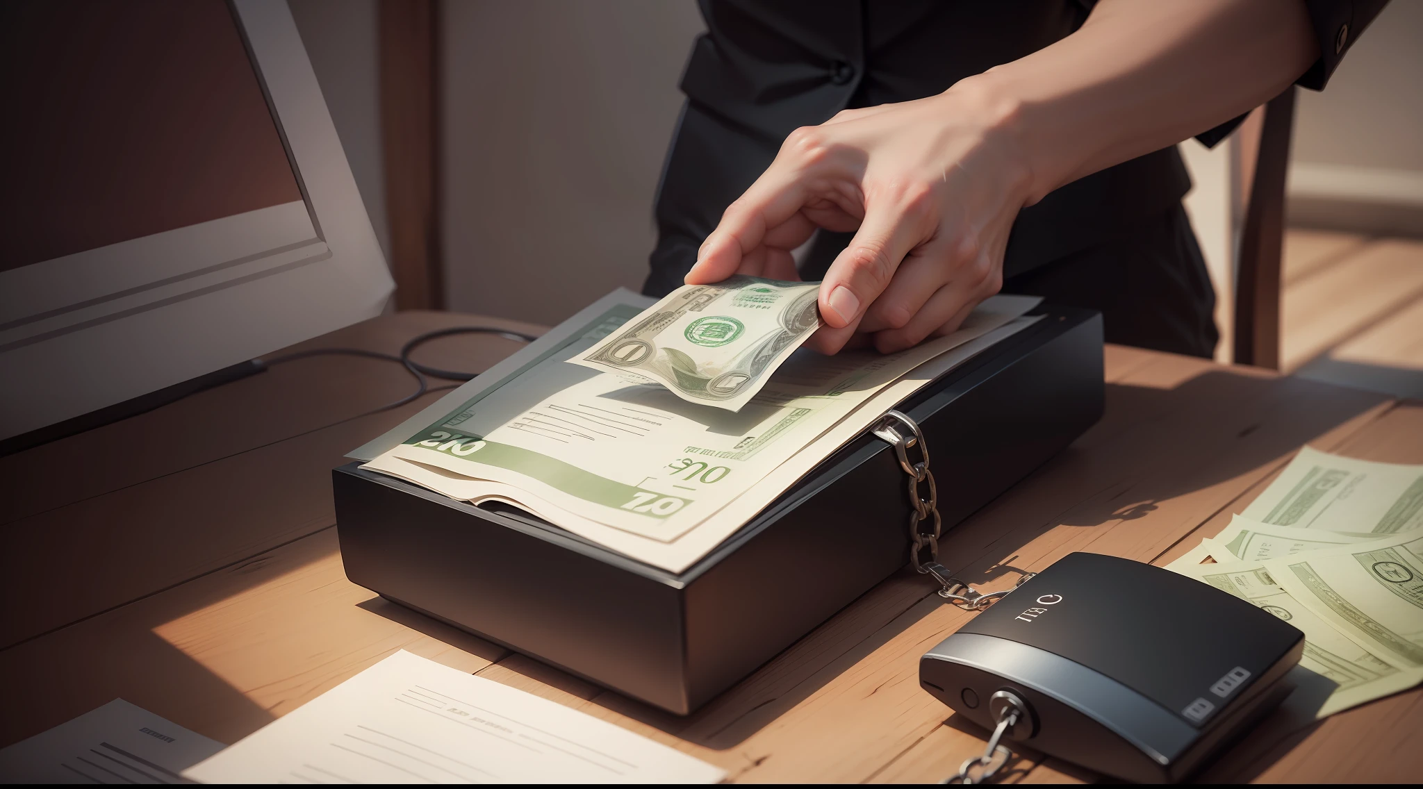 The creditor forgiving the debt of the debtor with the larger sum.