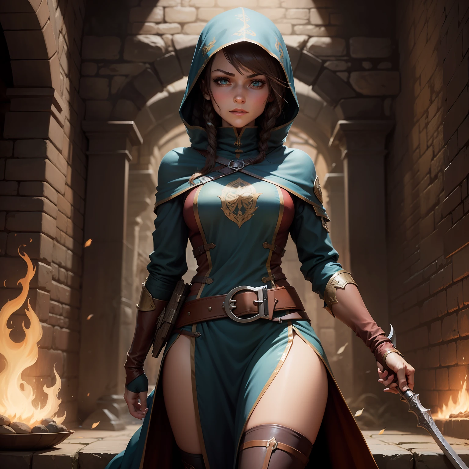 dungeon & dragons , Classe assasino com capa
