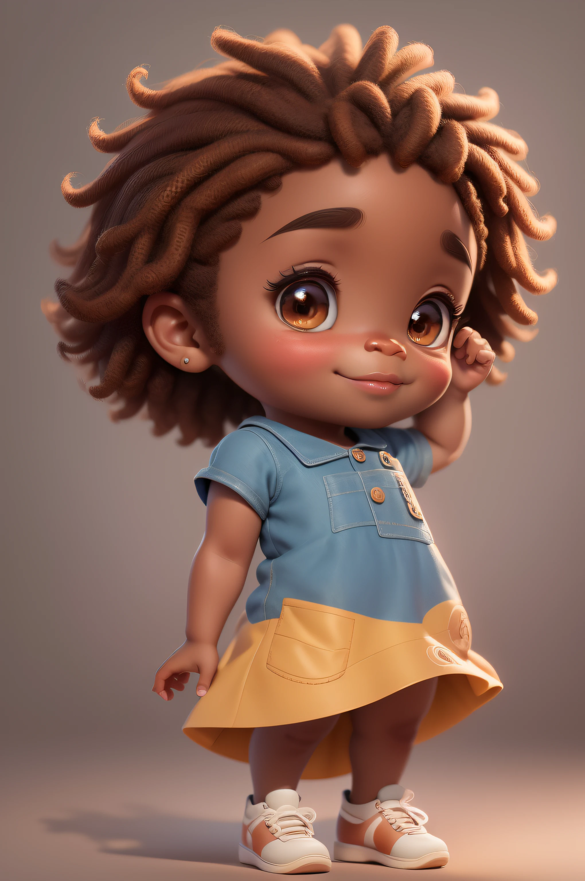 Chibi   africana pele marrom:4, coffee color:2 queimado pelo sol, feliz de 15 anos pele preta:1 afro: 1.25 Estilo Pixar: 1.25 afro: 2.40 (((sozinho))) cabelos cacheados: 2.3, (corpo inteiro: 2.32) vestindo vestido floral sapato preto,, Hair messed up by the wind, desenho animado sentada numa rua da cidade, arte digital detalhada bonito, painting digital adorable, Cartoon style illustration, stylized digital illustration, stunning digital illustration, bela arte digital, arte de pintura digital dos desenhos animados, pintura digital dos desenhos animados 3D, Beautiful digital illustration, Arte infantil em Artstation, detailed digital illustration, arte digital detalhada, digital illustation, exquisite digital illustration, 8k, Chibi Digital | | |