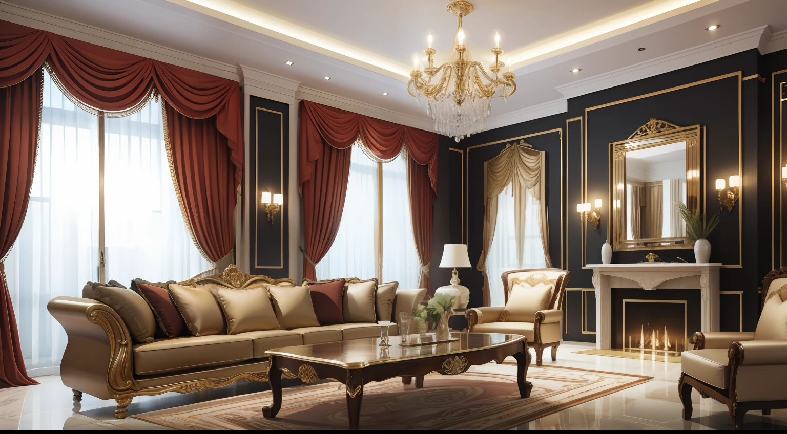 Luxury living room