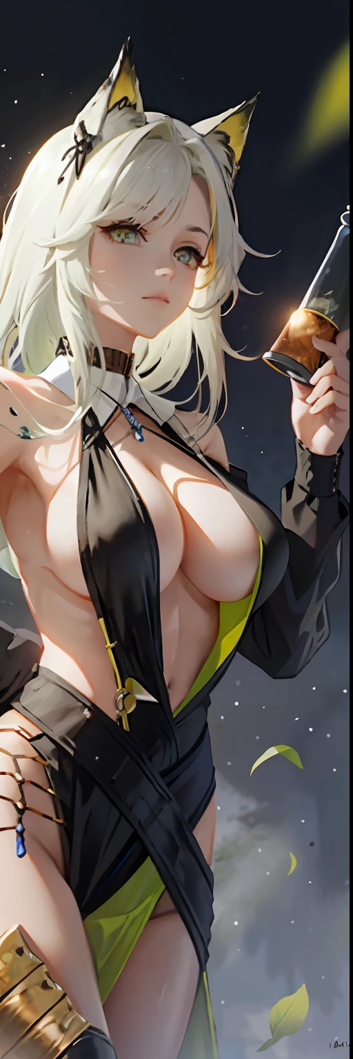 (best qualtiy,tmasterpiece:1.1),(fidelity:1.4),1girl,cowboy lens,Large breasts,nakeness