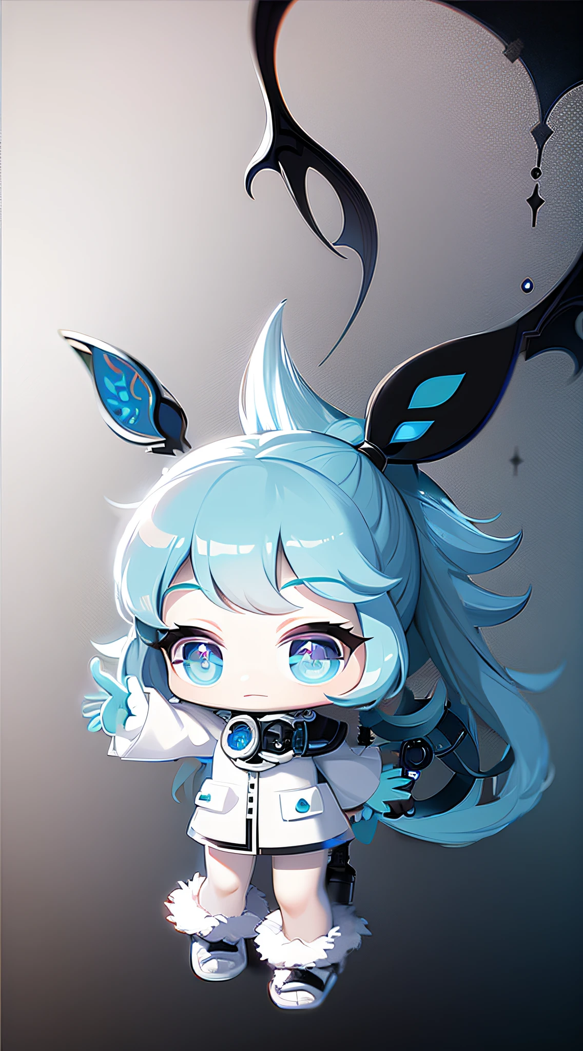 White background,Extreme lighting