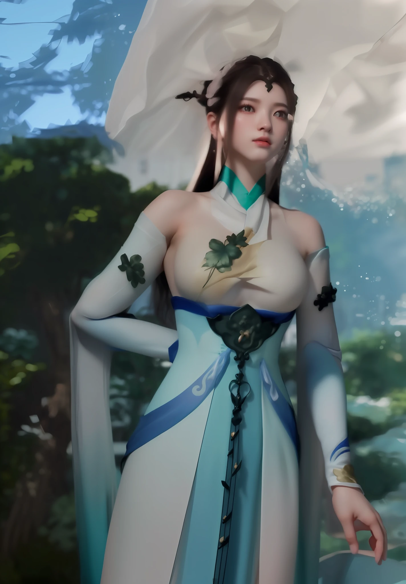 Masterpiece, Best Quality, Extremely Detailed 8k, Ultra HD, Ultra-detailed, Highly Detailed, Ultra High Realistic, Ultra-realistic, Hyperrealistic, Hyperrealism, (1girl:1.5), (Solo:1.5), (Beautiful Rosy Zhao:1.5), (Beautiful Cute European:1.7), Anatomically Correct, (Detailed Realistic Skin Texture), (Realistic Big Breasts), Slender Abs, (Closed Mouth:1.3), Nsfw, Dynamic Pose,