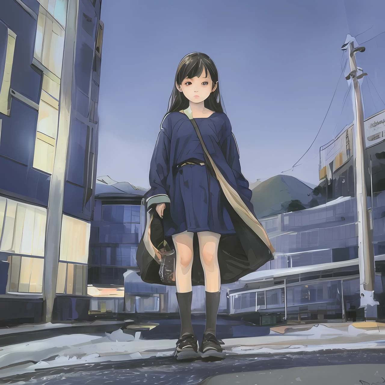Sick girl,Large scale
