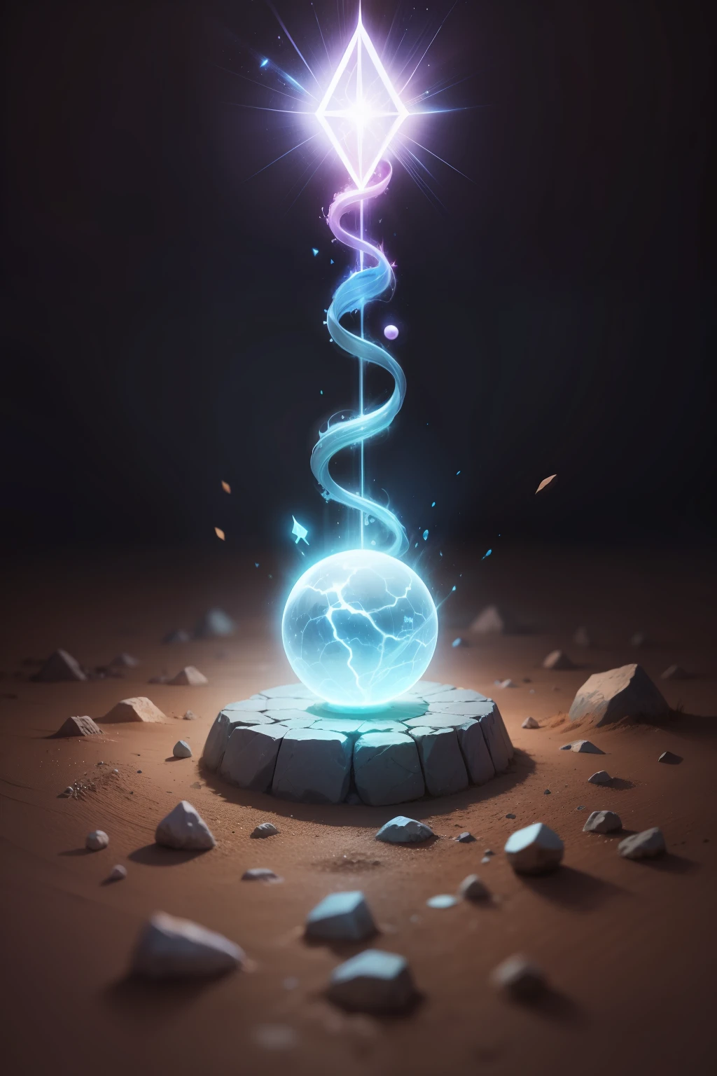 Spell Ground Magic Array Special Effects Light Blue