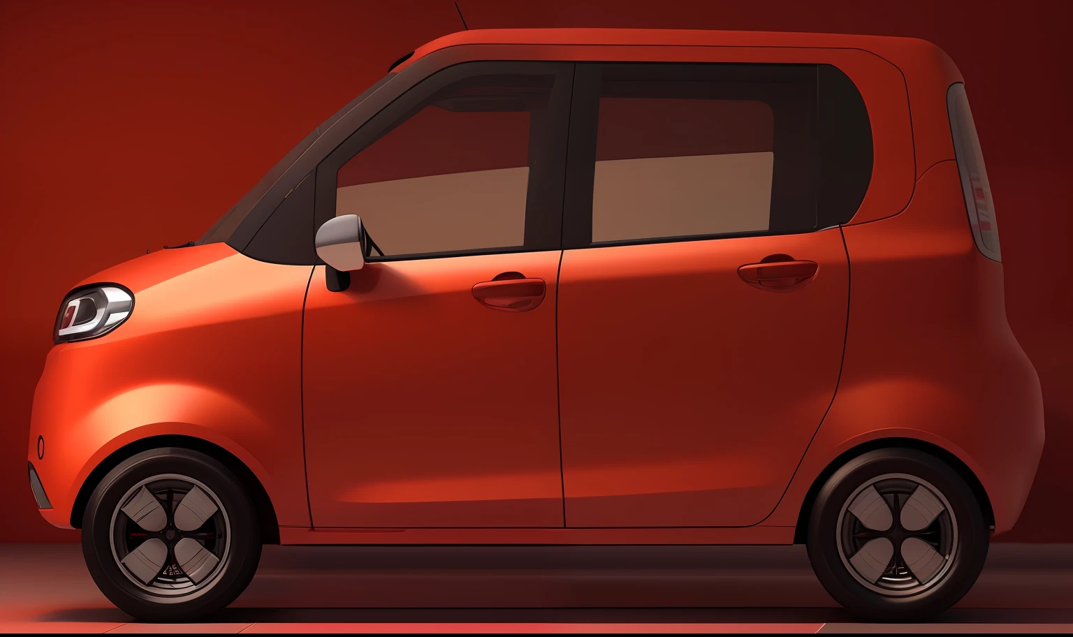 Close up of white car on red background，KAMA Russian electric vehicles，Futuristic product car lens，cute future vehicles，Vehicle design trends，Zen concept，new vehicle，intelligent,,,,，Concept car，It has red and black paint，conceito，car concept，shaxi，Front perspective，tmasterpiece，Highest quality t，Extremely beautiful reflections，The best reflection，（Very detailed CG unity 8K wallpaper）（Best quality t）（The best illustrations）（The best shades），rendering by octane，Ray traching，Ultra-fine details，portrait symetrical， (Cyborg:1.1)，([Tail | detailed wire]:1.3)，(Complicated details)，hdr，(Complicated details，ultra - detailed:1.2)，Cinema lenses，Vignette，at centre，(Cyborg:1.1)，([Tail | detailed wire]:1.3)，(Complicated details)，hdr，(Complicated details，ultra - detailed:1.2)，Cinema lenses，Vignette，at centre，  Close up of a small white car on red background, kama russian electrocar, futuristic product car shot, vehicle concept photo!!, new vehicle, full view of a car, 3 d render even lit, Smart, art concept, finalrender, car concept, A digital rendering, 3 d render n - 9, semi - realistic render, hydrogen fuel cell vehicle，--Auto --S 2