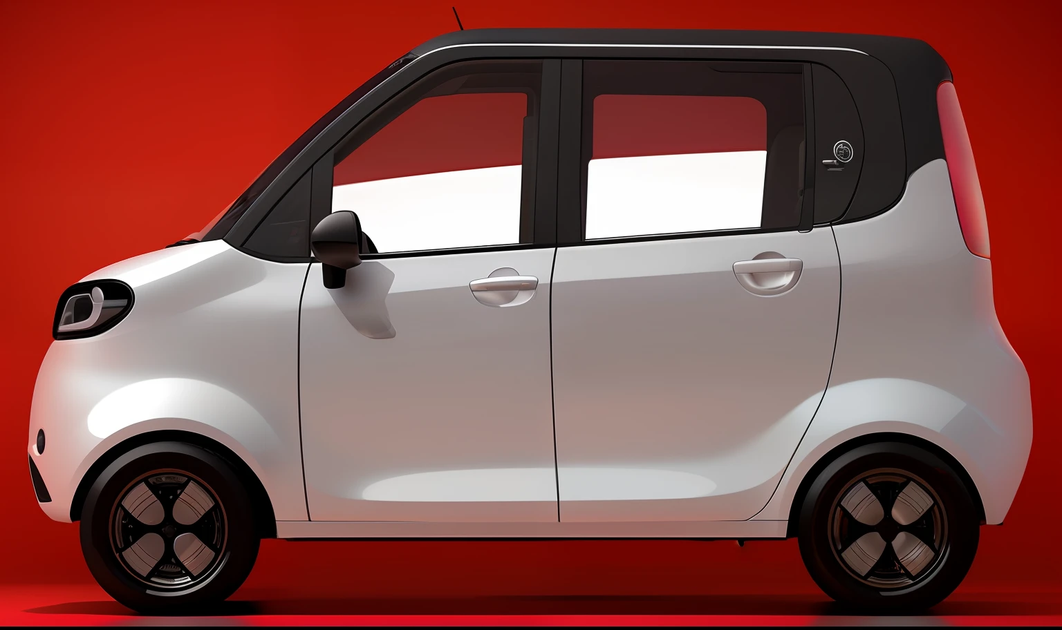 Close up of white car on red background，KAMA Russian electric vehicles，Futuristic product car lens，cute future vehicles，Vehicle design trends，Zen concept，new vehicle，intelligent,,,,，Concept car，It has red and black paint，conceito，car concept，shaxi，Front perspective，tmasterpiece，Highest quality t，Extremely beautiful reflections，The best reflection，（Very detailed CG unity 8K wallpaper）（Best quality t）（The best illustrations）（The best shades），rendering by octane，Ray traching，Ultra-fine details，portrait symetrical， (Cyborg:1.1)，([Tail | detailed wire]:1.3)，(Complicated details)，hdr，(Complicated details，ultra - detailed:1.2)，Cinema lenses，Vignette，at centre，(Cyborg:1.1)，([Tail | detailed wire]:1.3)，(Complicated details)，hdr，(Complicated details，ultra - detailed:1.2)，Cinema lenses，Vignette，at centre，  Close up of a small white car on red background, kama russian electrocar, futuristic product car shot, vehicle concept photo!!, new vehicle, full view of a car, 3 d render even lit, Smart, art concept, finalrender, car concept, A digital rendering, 3 d render n - 9, semi - realistic render, hydrogen fuel cell vehicle，--Auto --S 2