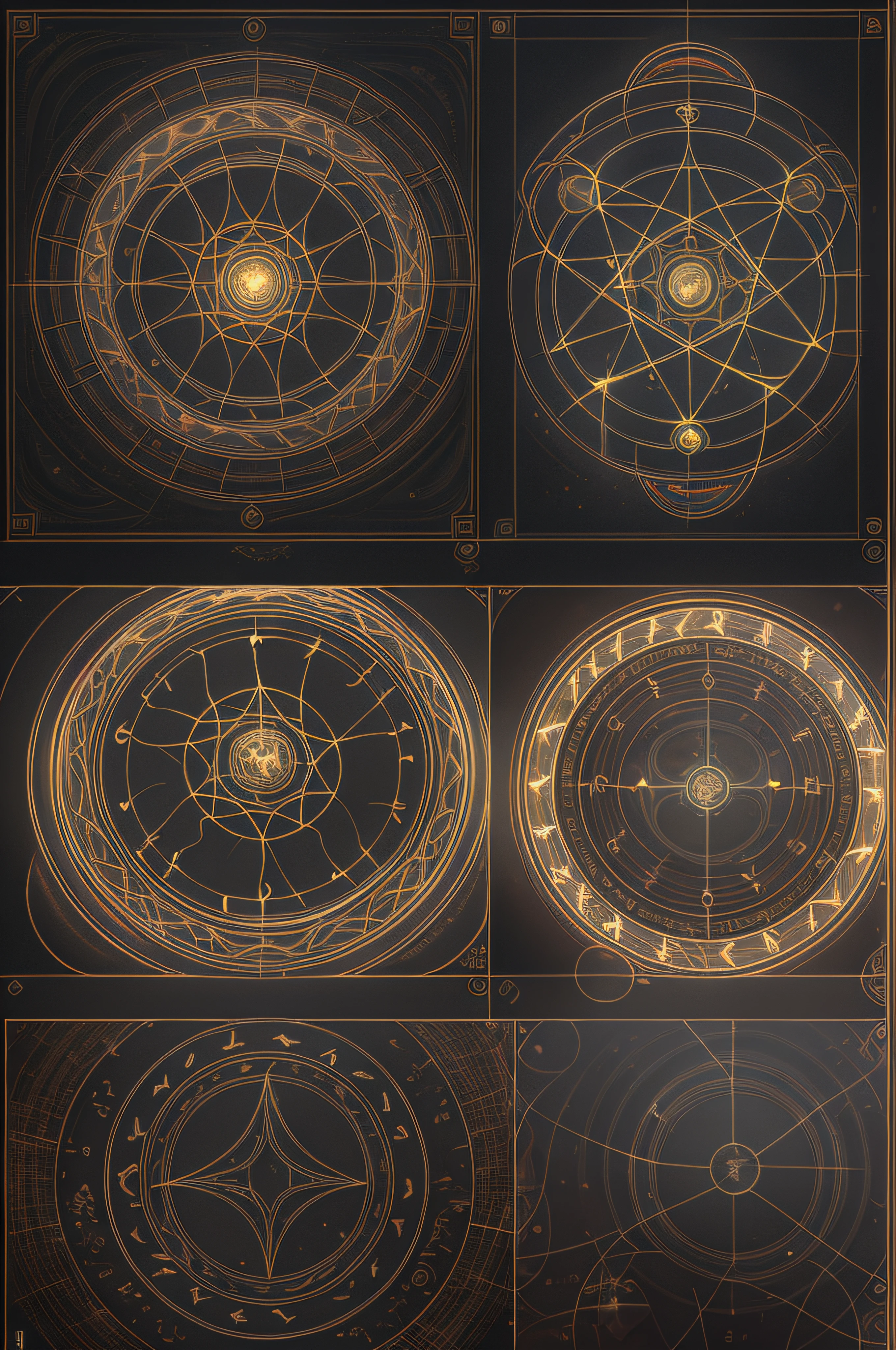 melhor qualidade, concept, Rune_Magic, Magic, canvas, dark magic circles, magic circles with glowing light, simetria, right proportions, circles, bonito e intricado, estrela de cinco pontas, tela 2d, classic paint, graph design, maths, detalhes intricados, dark background