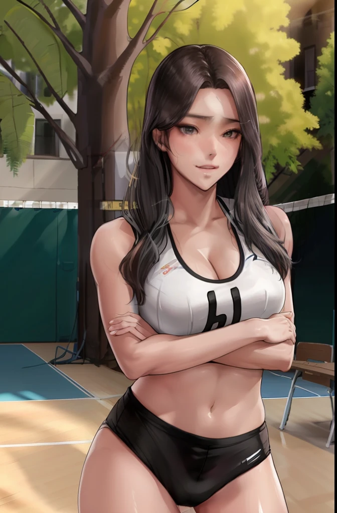 girl, sexy,volleyball player,volleball suit,long hair,sport