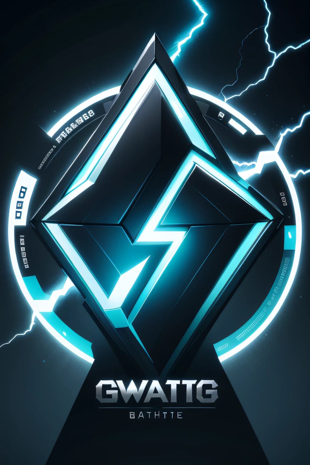 Logo logo designed with G-watt lettering，Topics include batteries and lightning