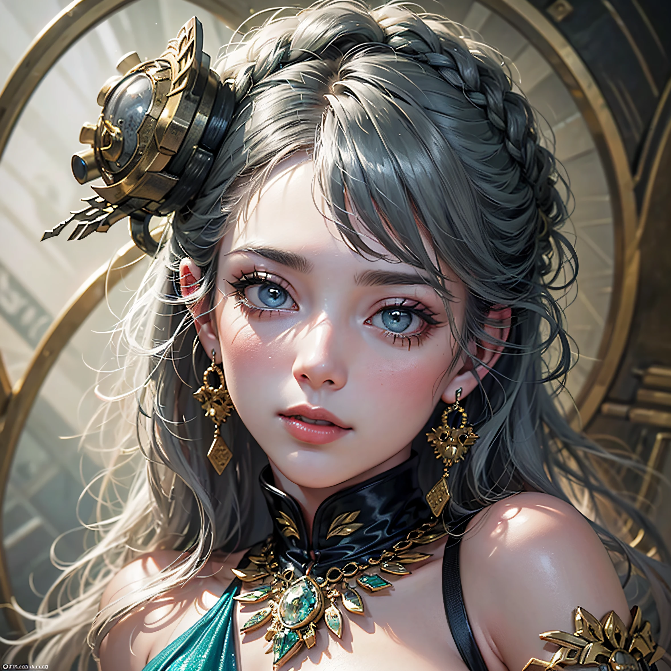 parte superior do corpo, uma mulher no vestido vitoriano preto,Vestidos,skull trinkets,rosas escuras, green topaz eyes, various fashionable hairstyle, maquiagem:0.4, (Brinco,Decote), coisa de princesa, fundo da floresta de neve, nevada, ((intrincado detalhado)) , (pele altamente detalhada,rosto,olho), Olhos Delicados, peito grande, olhos altamente detalhados, Cinematic lighting, ultra hi-res photo, (master part,Qualidade Superior,Realistic),
