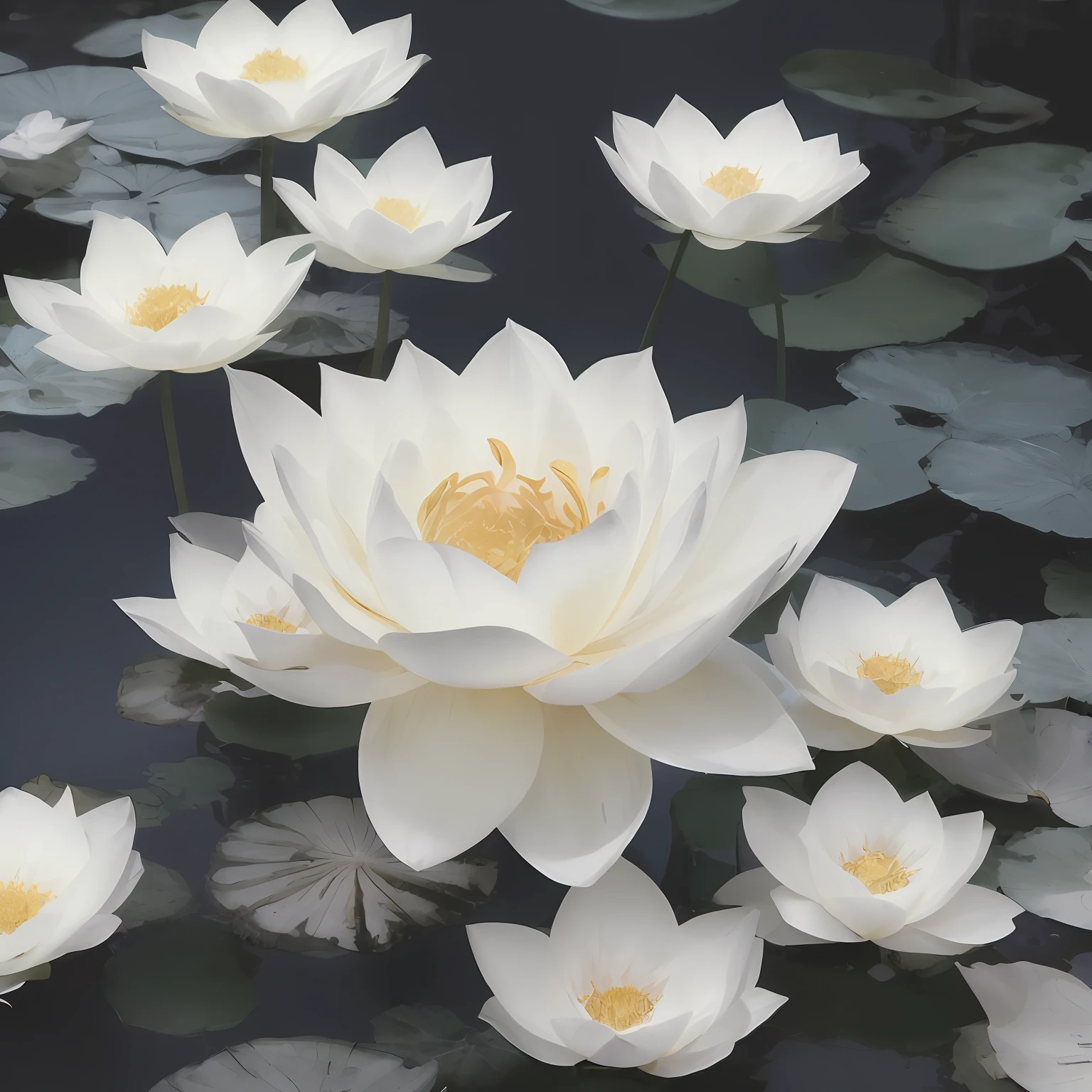 shukezouma,shuimobysim，lotuses flower，（Maximum amount of white space3:4），Negative space, view the viewer, Traditional Chinese Ink Painting, Song ， (Masterpiece, Best quality:1.2)，8K，wuchangshuo，(ecchi0.5)，Leave white space