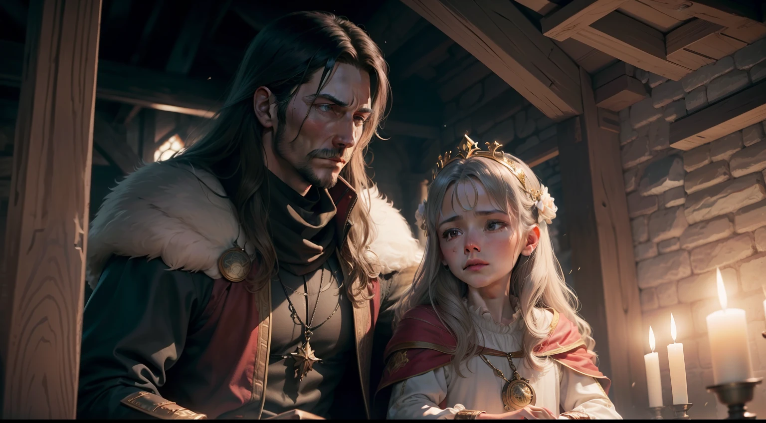 The King's heart softens as he witnesses the profound impact of Robin's actions on the lives of the people, realizing that his own rule must change for the betterment of his kingdom.