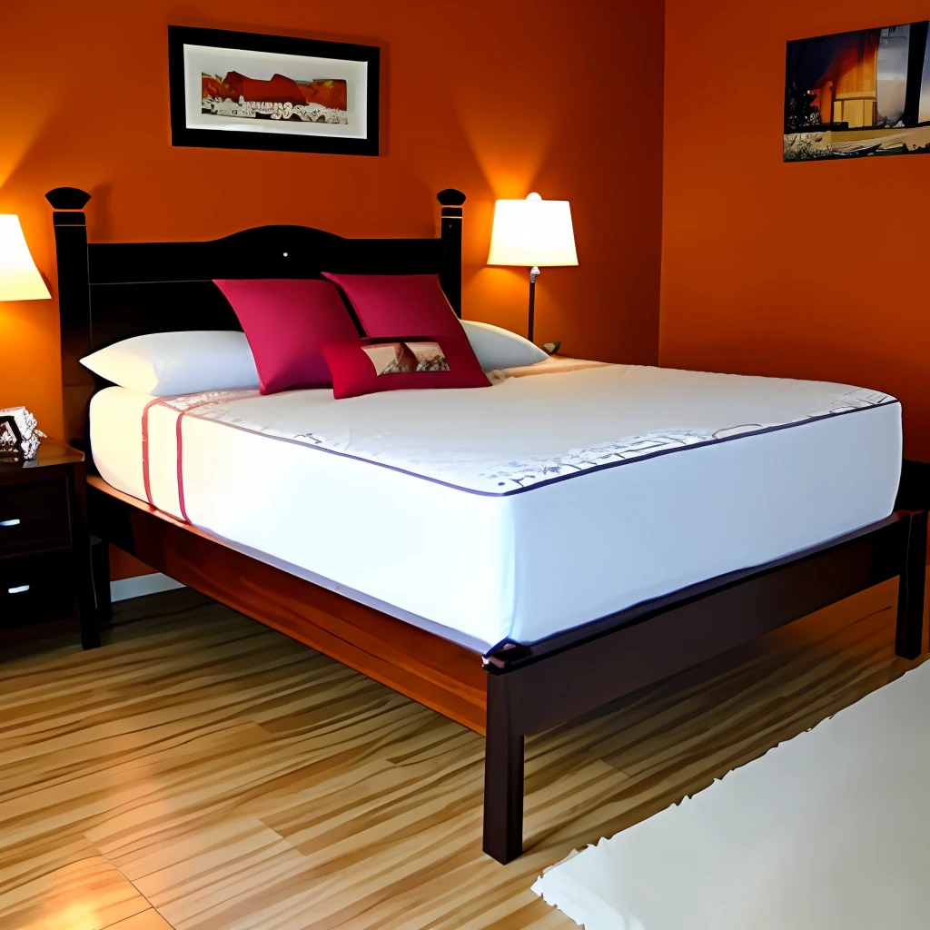 Garota latino americana nua na  cama