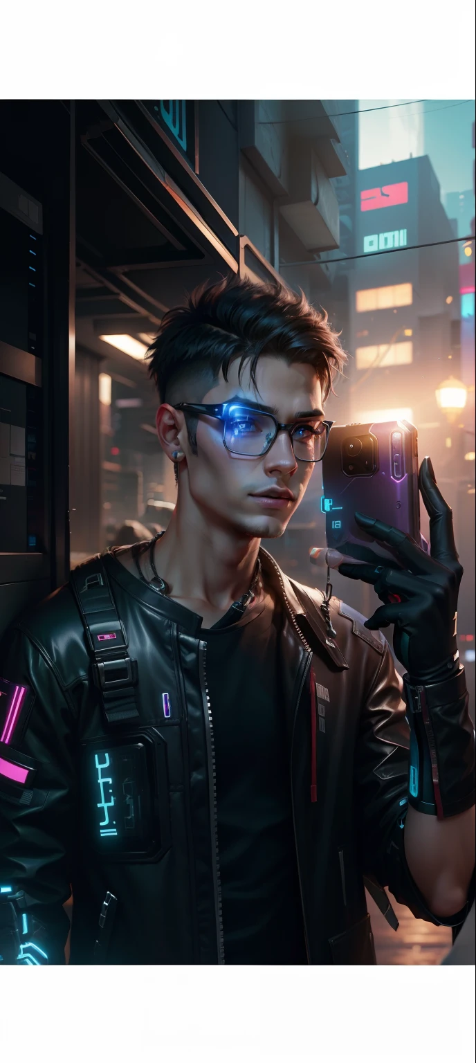 Change background cyberpunk cute boy , realistic face , High quality realistic ,8k ultra realistic,,