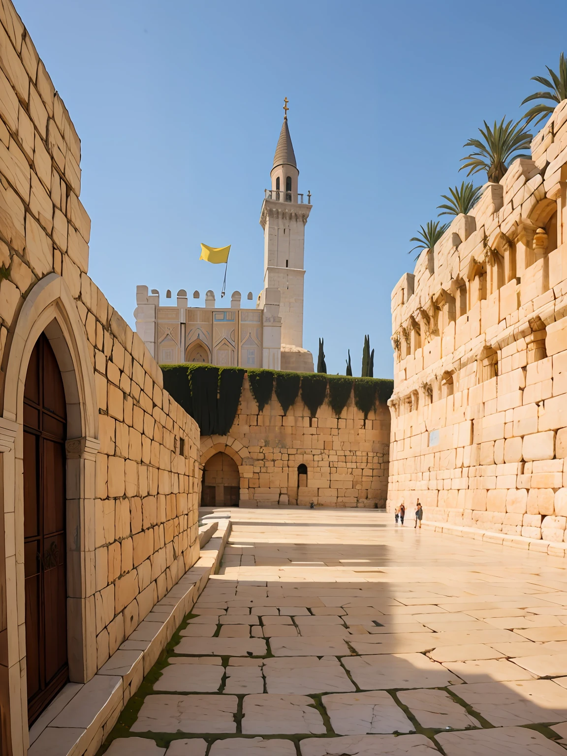 "Ancient Jerusalem in the time of Jesus Christ, obra-prima, melhor qualidade, ultra detalhado.+"