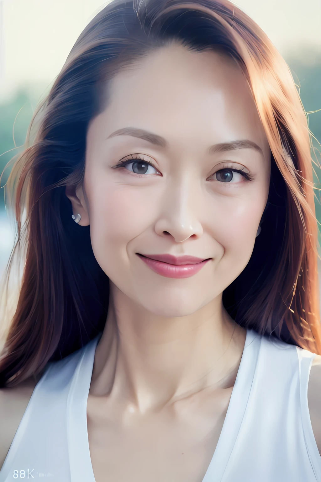 (realistic, photo-realistic:1.37),(8k, RAW photo, best quality, masterpiece:1.2), cute, ultra-detailed,heart-shaped pupils,physically-based rendering, ultra high res, kodakvision color, shot on Arricam LT Camera, bokeh, sharp focus,
looking at viewer,photorealistic,realistic, solo, photorealistic, best quality,extremely detailed face,extremely detailed eyes and face, beautiful detailed eyes,absurdres, incredibly absurdres,haunting smile,