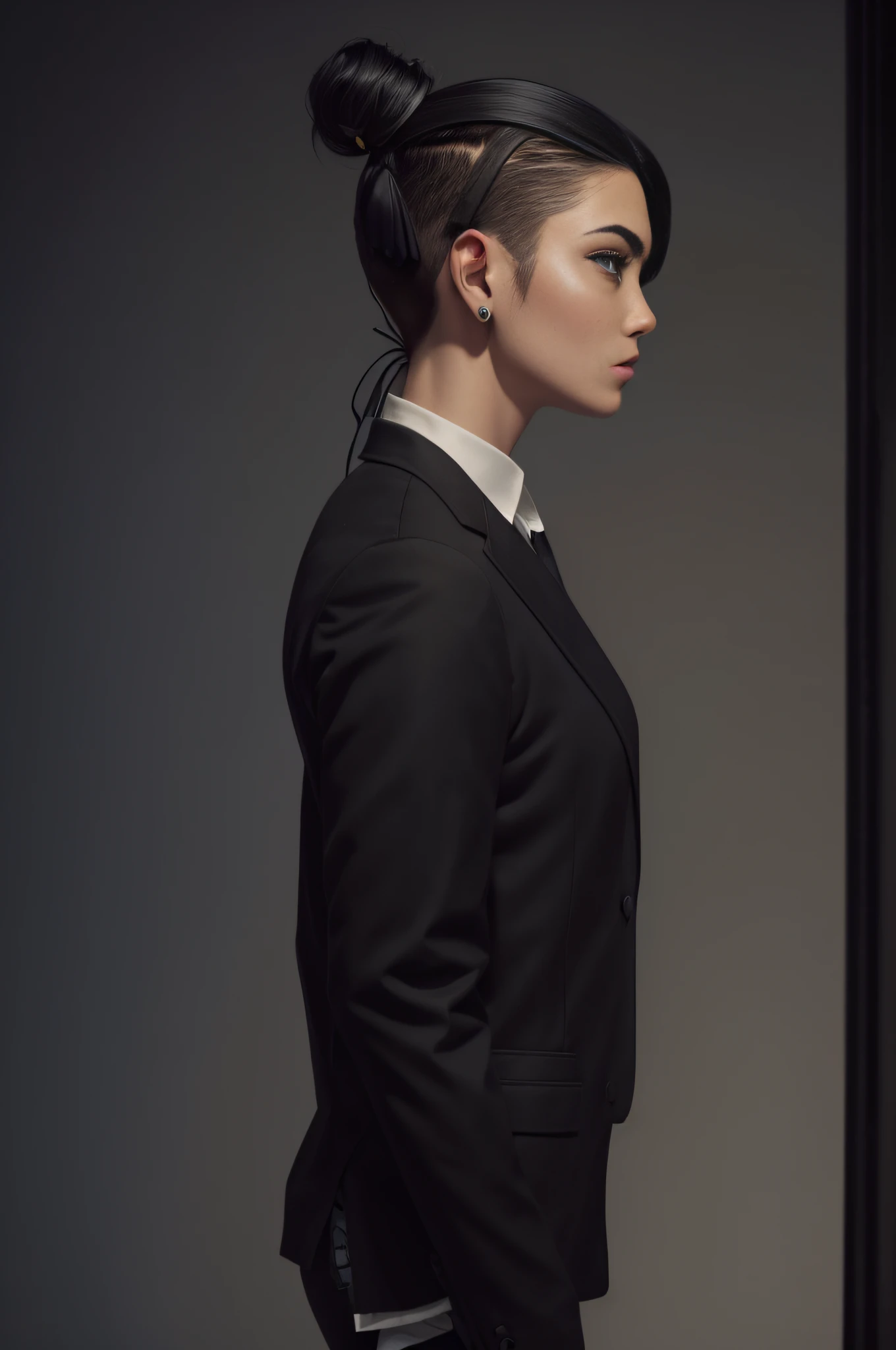 undercut shave hair